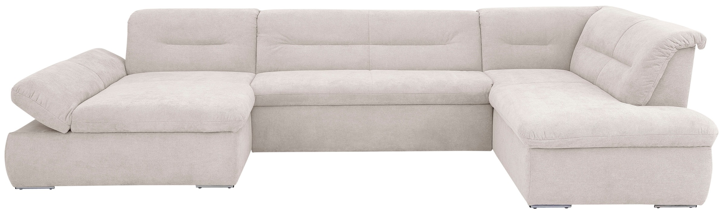 INOSIGN Wohnlandschaft »Avesa U-Form«, Wahlweise mit Armteilverstellung und Bettfunktion, B/T/H: 355/216/80cm