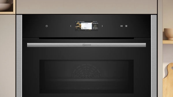 NEFF Backofen mit Mikrowelle N 90 »C24MS31N0«, EasyClean®, AirFry-Funktion günstig online kaufen
