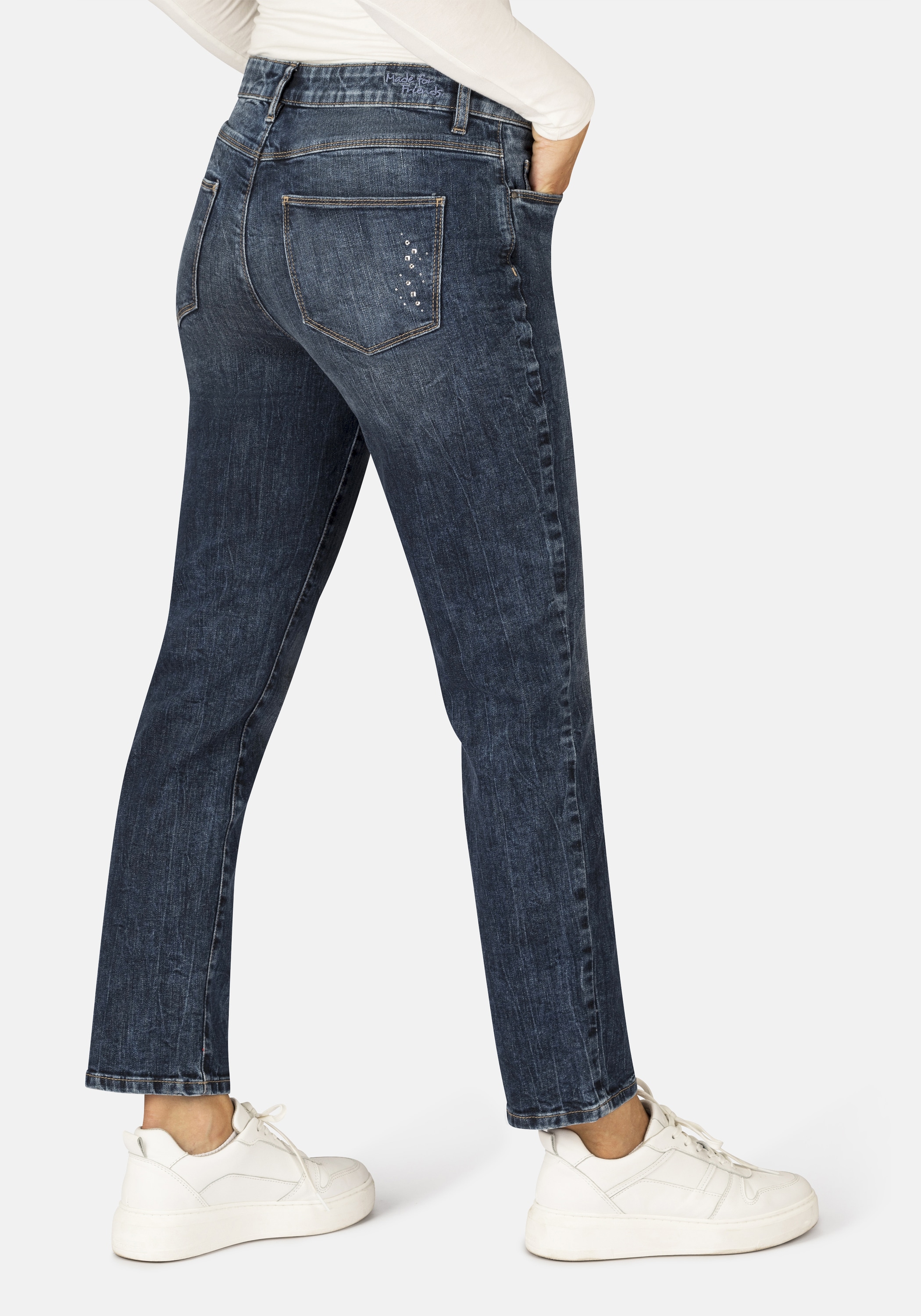 STOOKER WOMEN 5-Pocket-Jeans »Zermatt Denim Indigo Straight Fit« Straight Fit Casual Clean Wash Denim Jeans für Damen