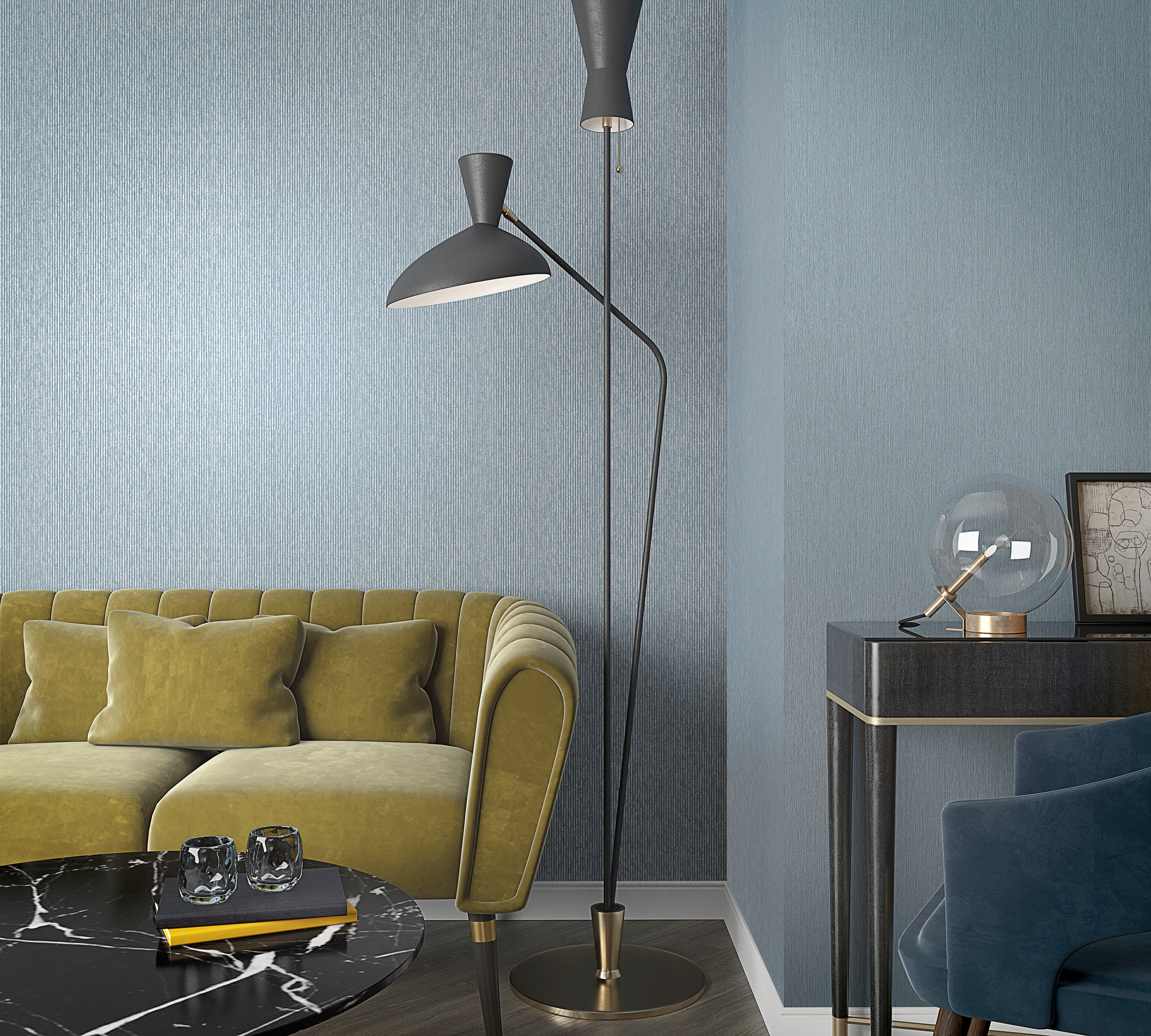 Marburg Vliestapete Streifen moderne Tapete für Wohnzimmer Schlafzimmer Küche