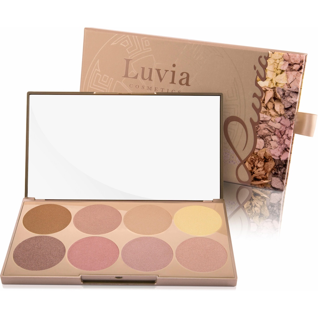 Luvia Cosmetics Highlighter-Palette »Prime Glow - Essential Contouring Shades Vol. 1«, (8 tlg.)