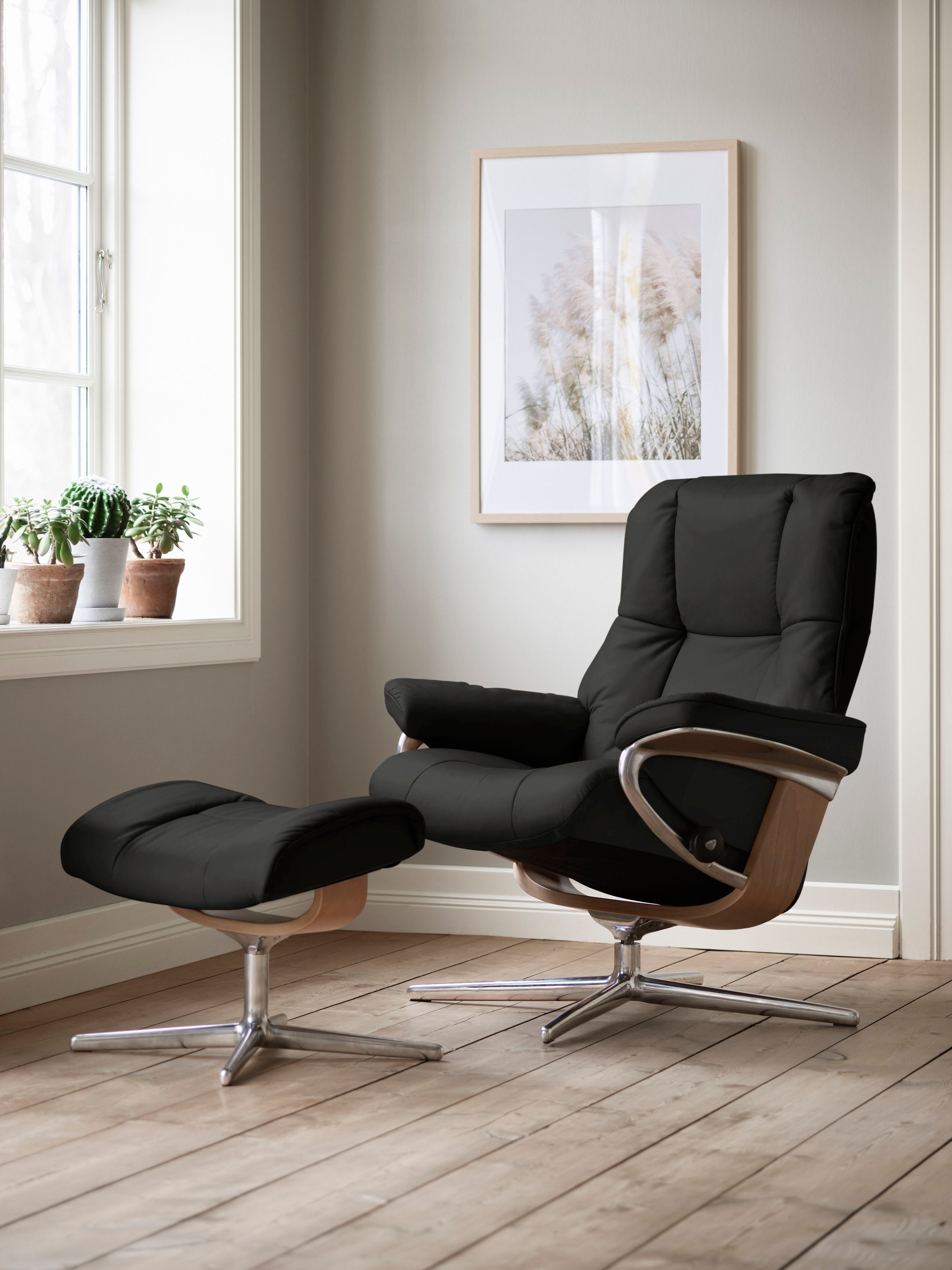 Stressless® Relaxsessel »Mayfair«, (Set, Relaxsessel mit Hocker), mit Hocke günstig online kaufen