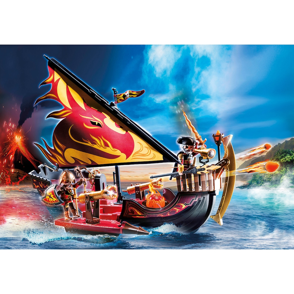 Playmobil® Konstruktions-Spielset »Burnham Raiders Feuerschiff (70641), Novelmore«, (55 St.)