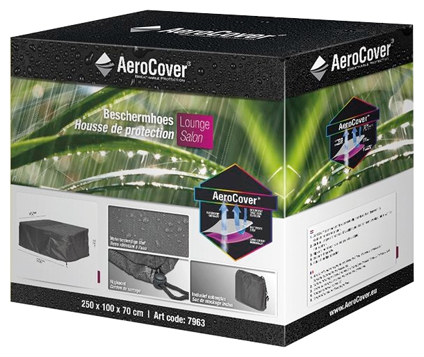 Aerocovers Gartenmöbel-Schutzhülle »Loungebankhülle 250x100xH70«, Loungebankhülle 250x100xH70 cm