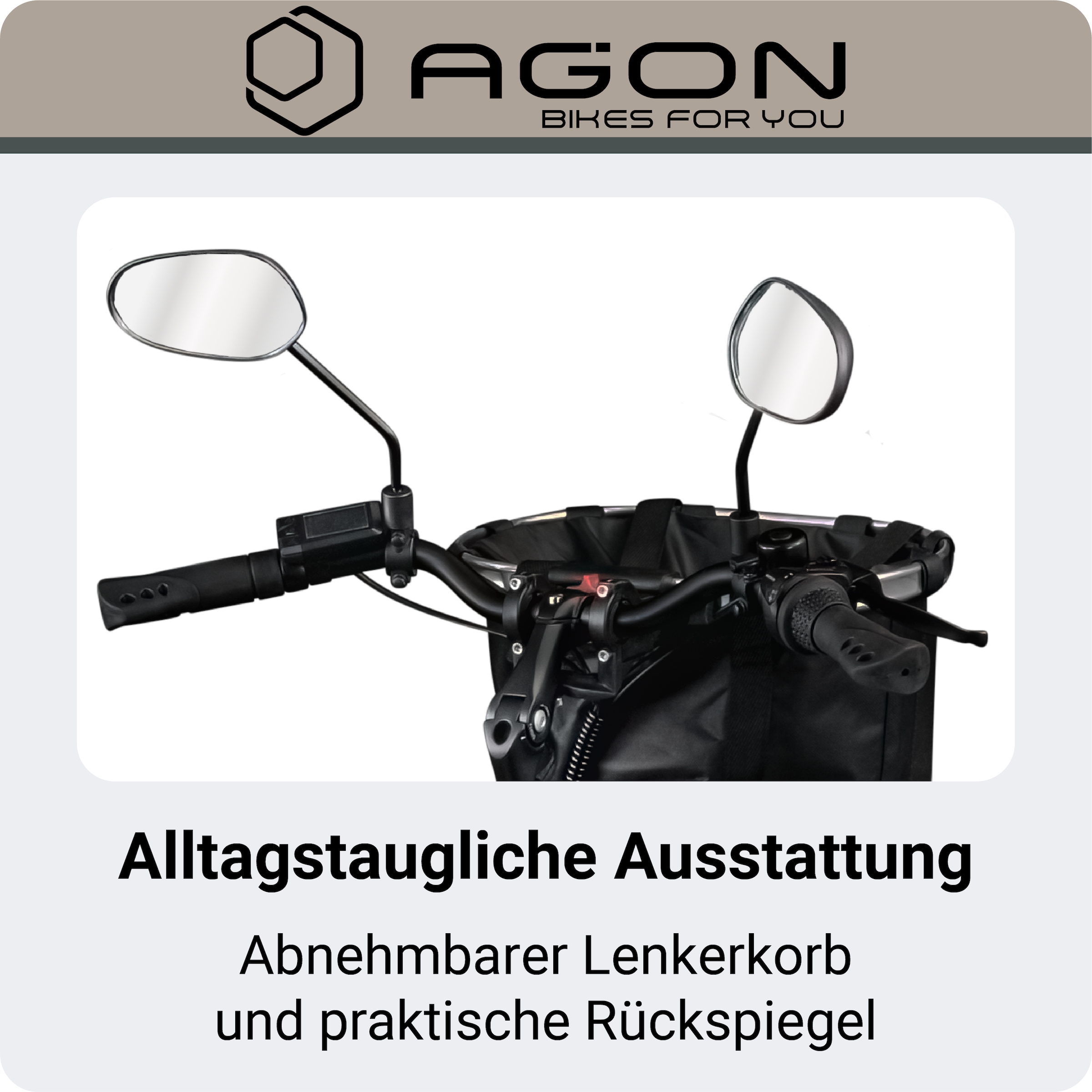 AGON »Assist« 3 Gang Nabenschaltung Frontmotor 250 W tiefer Einstieg