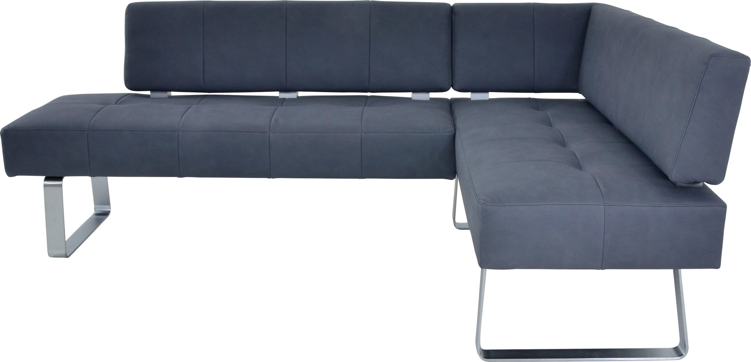 K+W Komfort & Wohnen Eckbankgruppe »Spider II«, (Set, 4 tlg.), langer Schenkel 227cm, 2 Freischwinger, Auszugstisch in Breite 130 cm