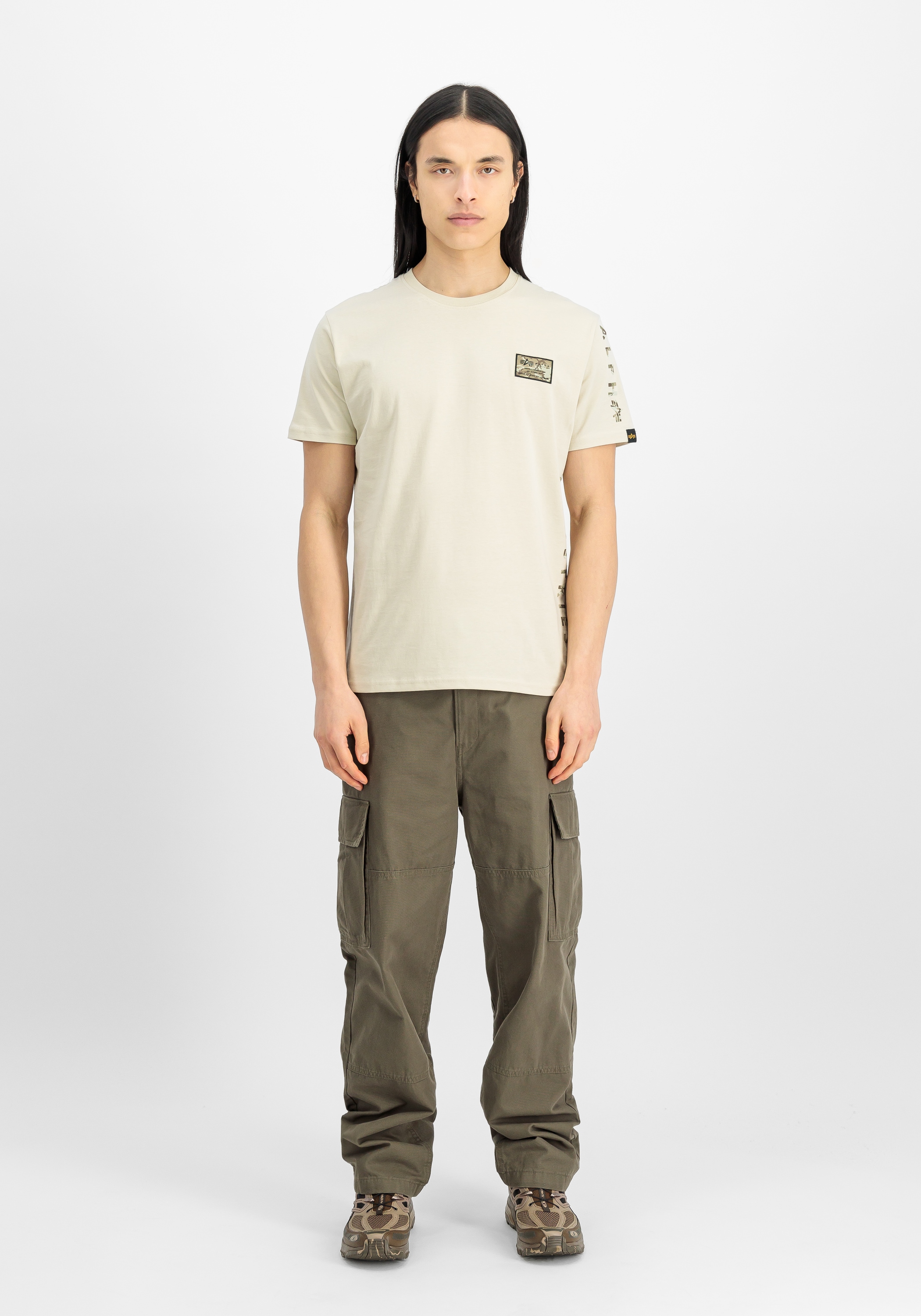 Alpha Industries T-Shirt »Alpha Industries Men - T-Shirts Camo Sleeve T«