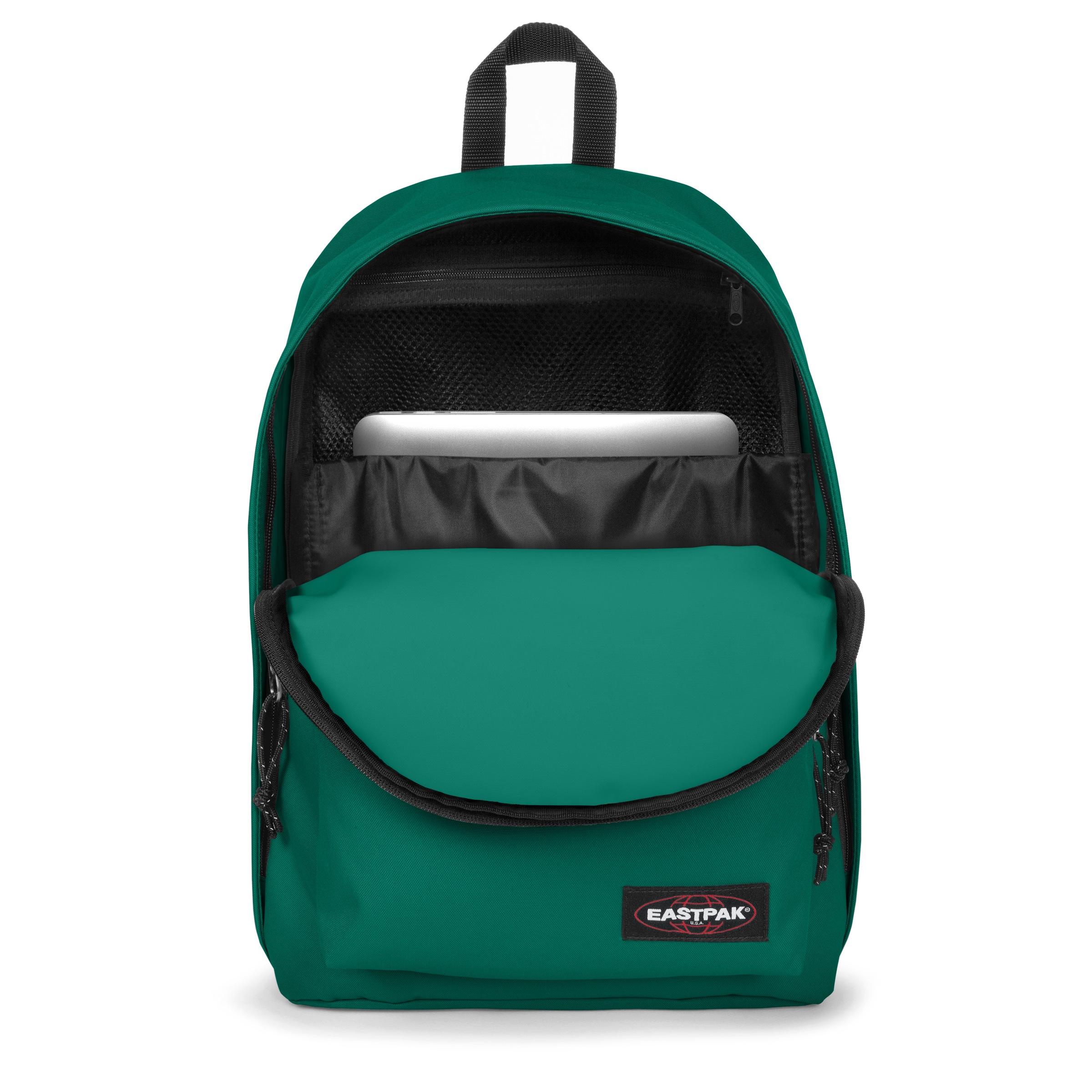 Eastpak Freizeitrucksack »OUT OF OFFICE Aviator Blue« Unisex Schulrucksack, Businessrucksack mit Logo-Aufnäher
