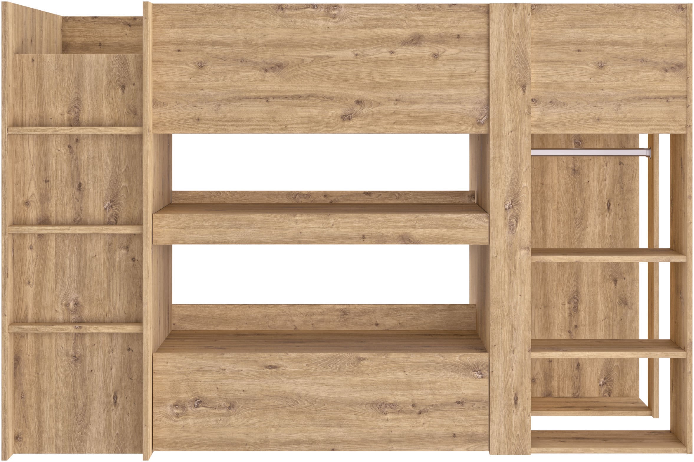 Gami Hochbett »GABIN« Hochbett All-in-One