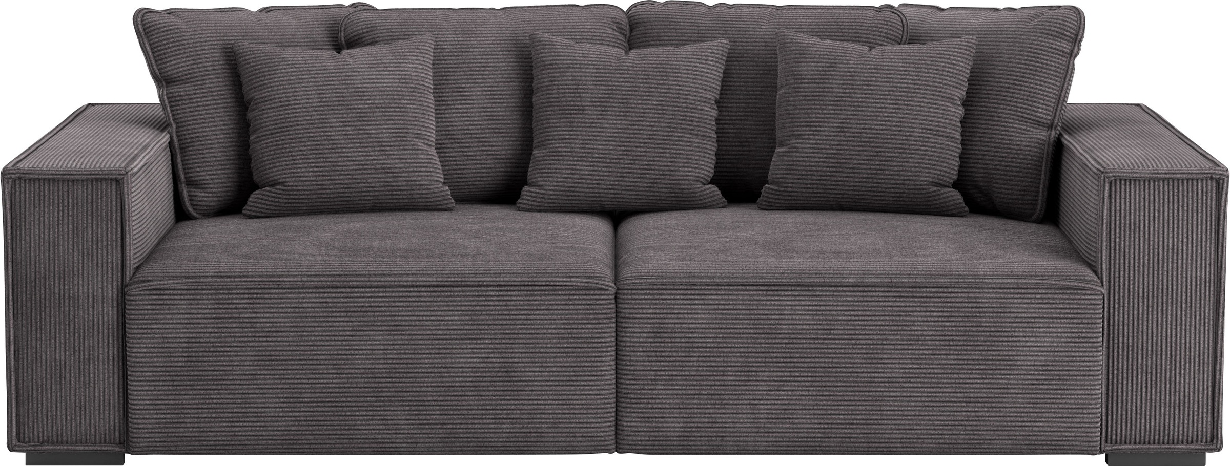 Home affaire Big-Sofa "Surf" mit 7 Kissen, gemütlicher Sitzkomfort günstig online kaufen