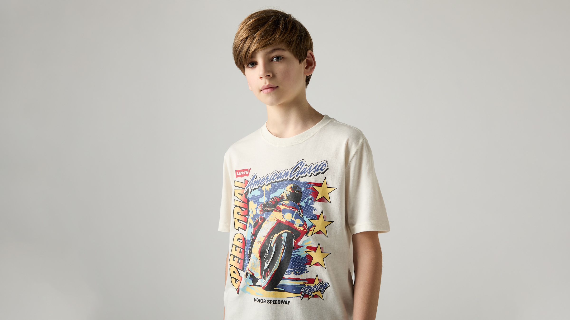 Levi's® Kids T-Shirt »LVB SPEED TRIAL TEE« for Boys, mit großem Frontprint
