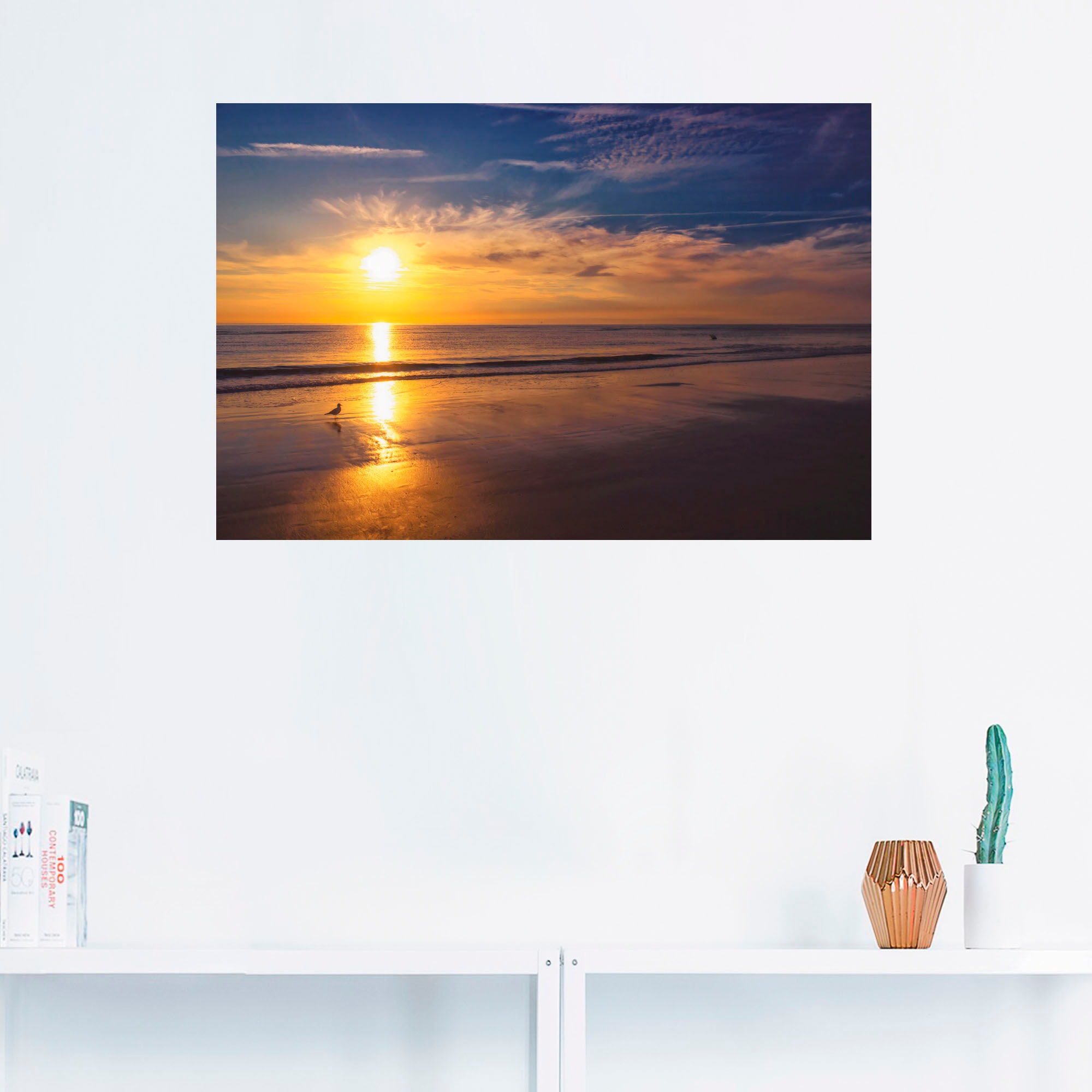 Artland Wandbild »Sonnenuntergang SPO«, Strand, (1 St.), als Alubild, Outdo günstig online kaufen