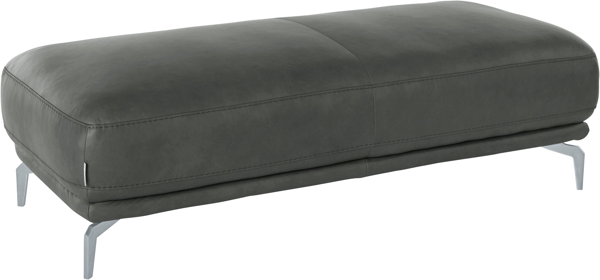 W.SCHILLIG Hocker "montanaa" mit Metallfüßen in Silber matt, Breite 141 cm günstig online kaufen