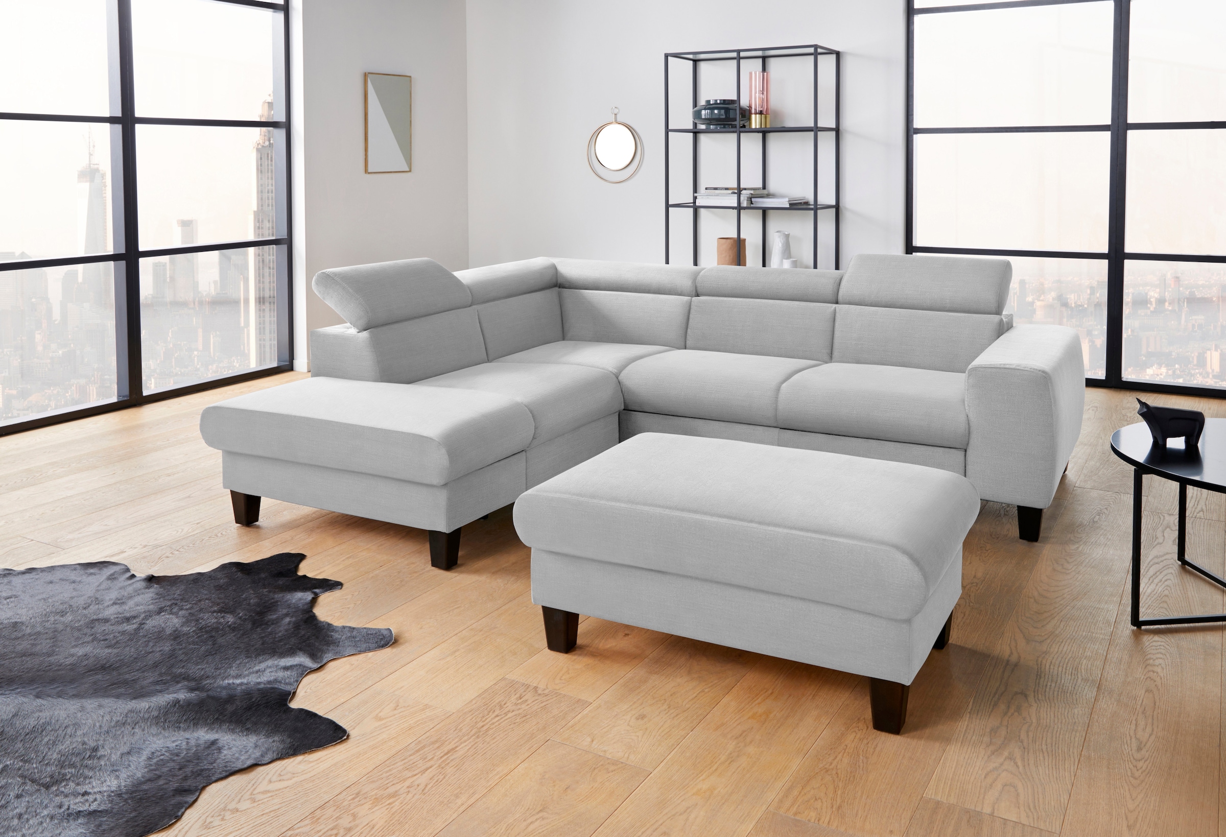 COTTA Polstergarnitur »Morven L-Form«, (Set), Set bestehend aus: Ecksofa mi günstig online kaufen