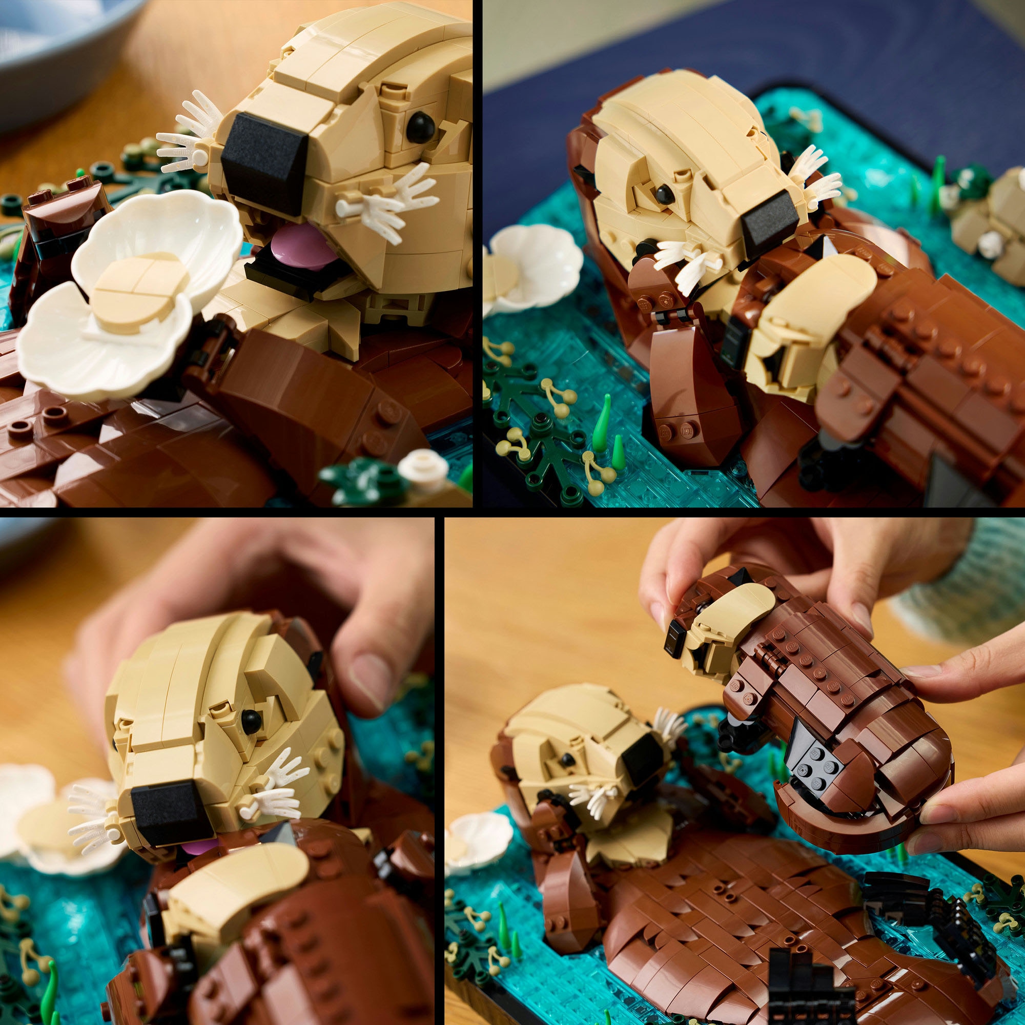 LEGO® Konstruktionsspielsteine »Schwimmende Otter (21366), LEGO Ideas«