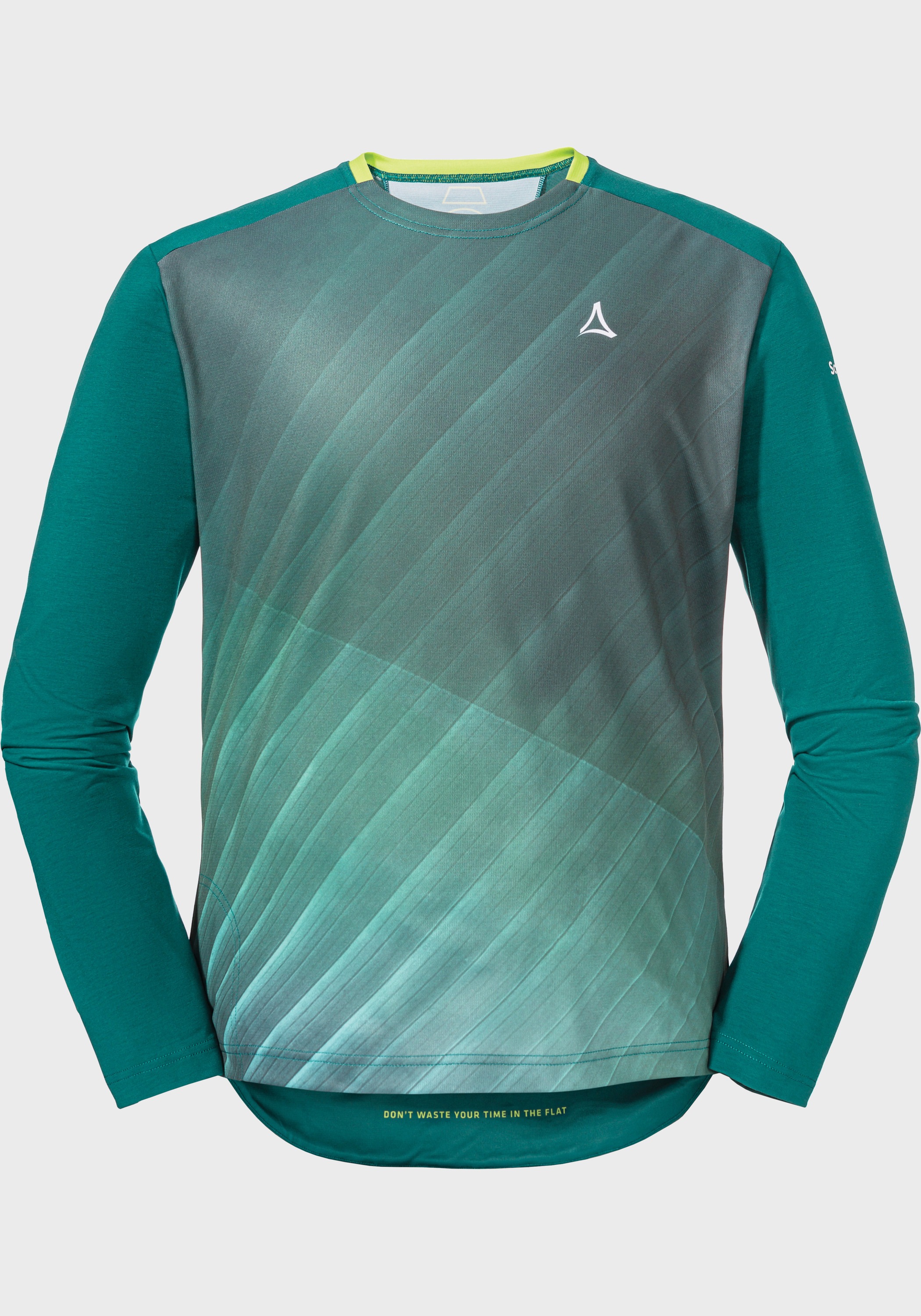 SCHÖFFEL Radtrikot »Longsleeve Altitude M« 6855 - grün 50 50 Hohe Bewegungsfreiheit durch 2-Wege-Stretch