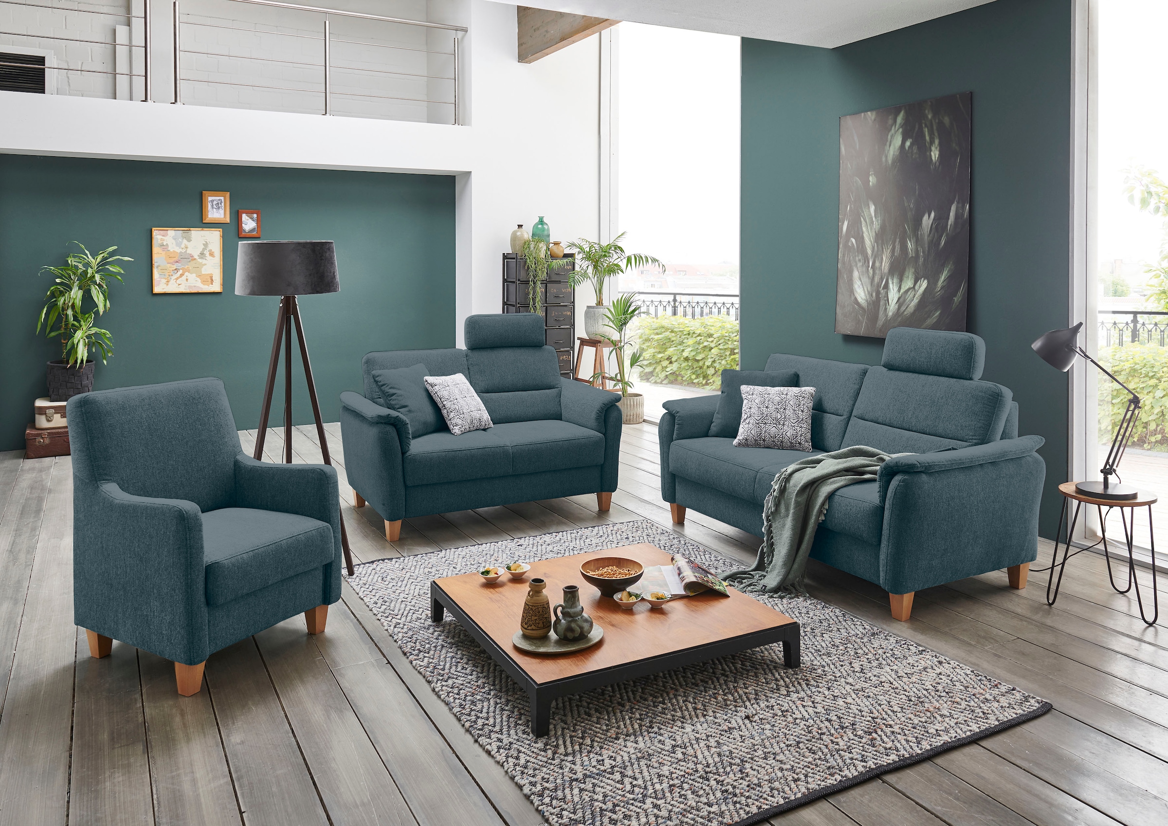 Home affaire Sessel »Palmera, B: 70 cm« mit Federkern günstig online kaufen