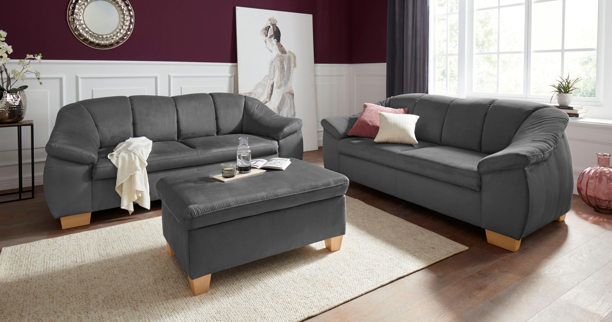 sit&more 2,5-Sitzer "Santo" mit Federkern günstig online kaufen