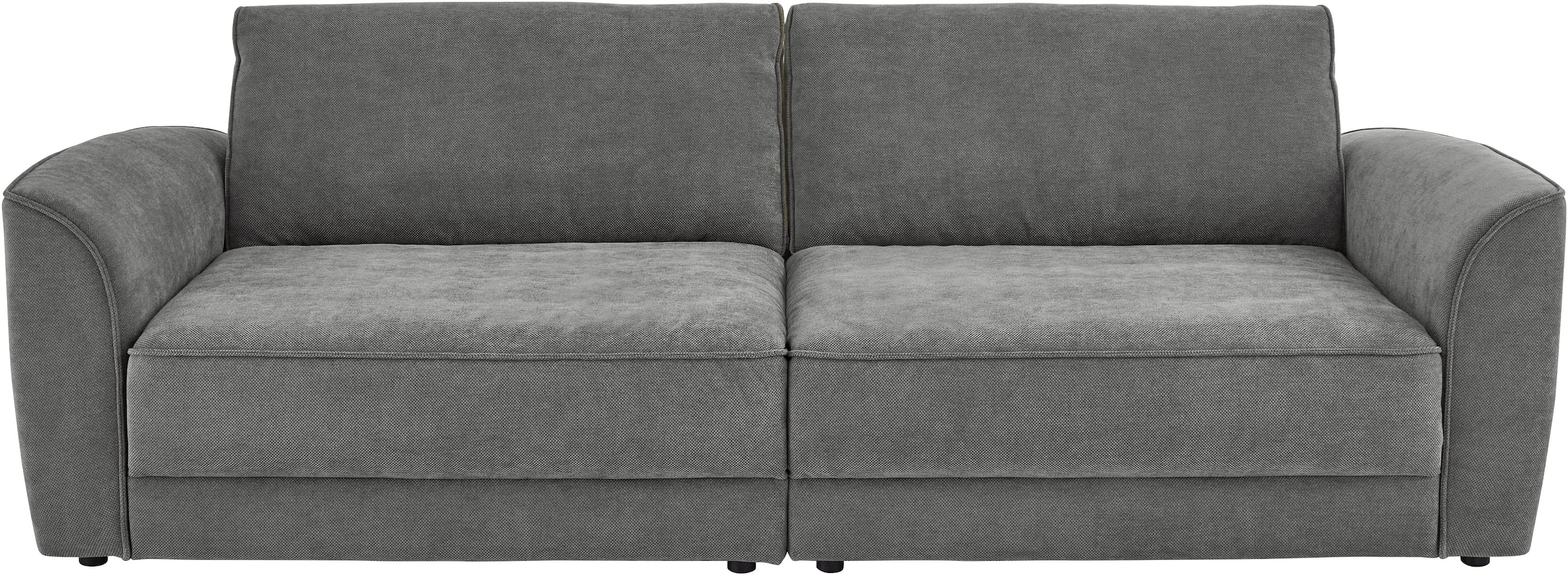 Die PlanBar Big-Sofa »ZE-EM24138, 264 cm breit, XXL Couch mit Softsitz« Kaltschaum Polstersofa, optional mit Sitztiefenverstellung