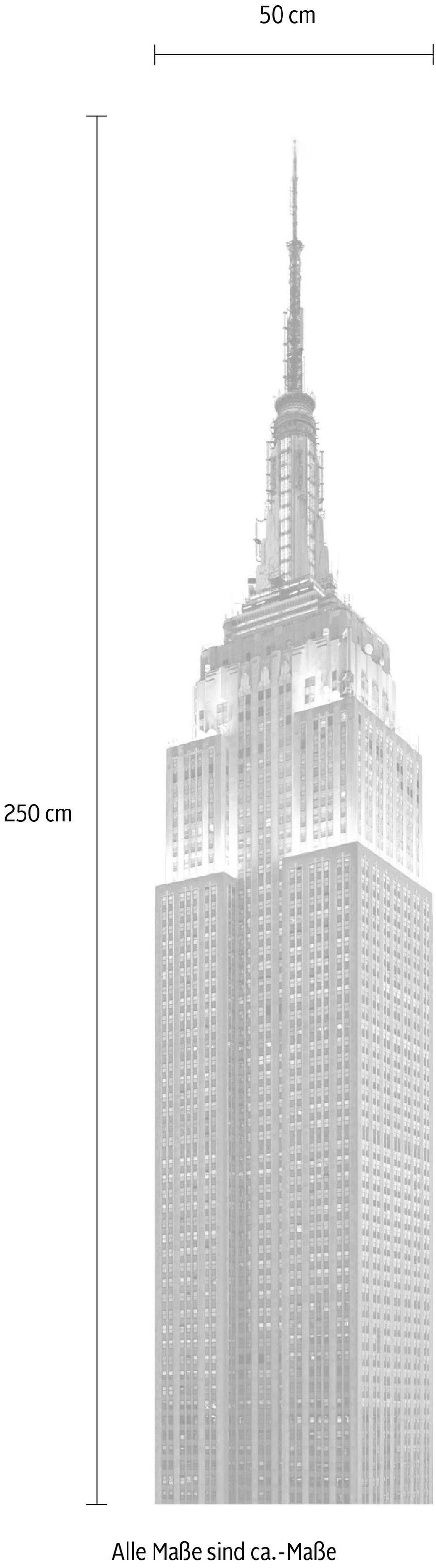 Komar Vliestapete »Digitaldruck Vlies -  Empire State Building - Größe 50 x 250 cm« bedruckt glatt Wohnzimmer, Schlafzimmer
