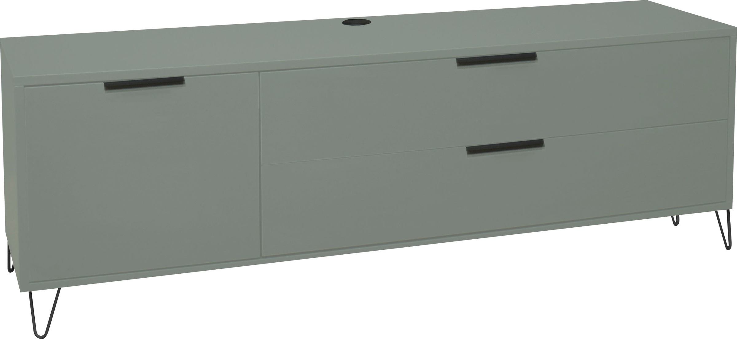 MÄUSBACHER Lowboard »Bonnie TOPSELLER!« OTTOs Choice, Lowboard mit Drahtgestell pine green matt lack