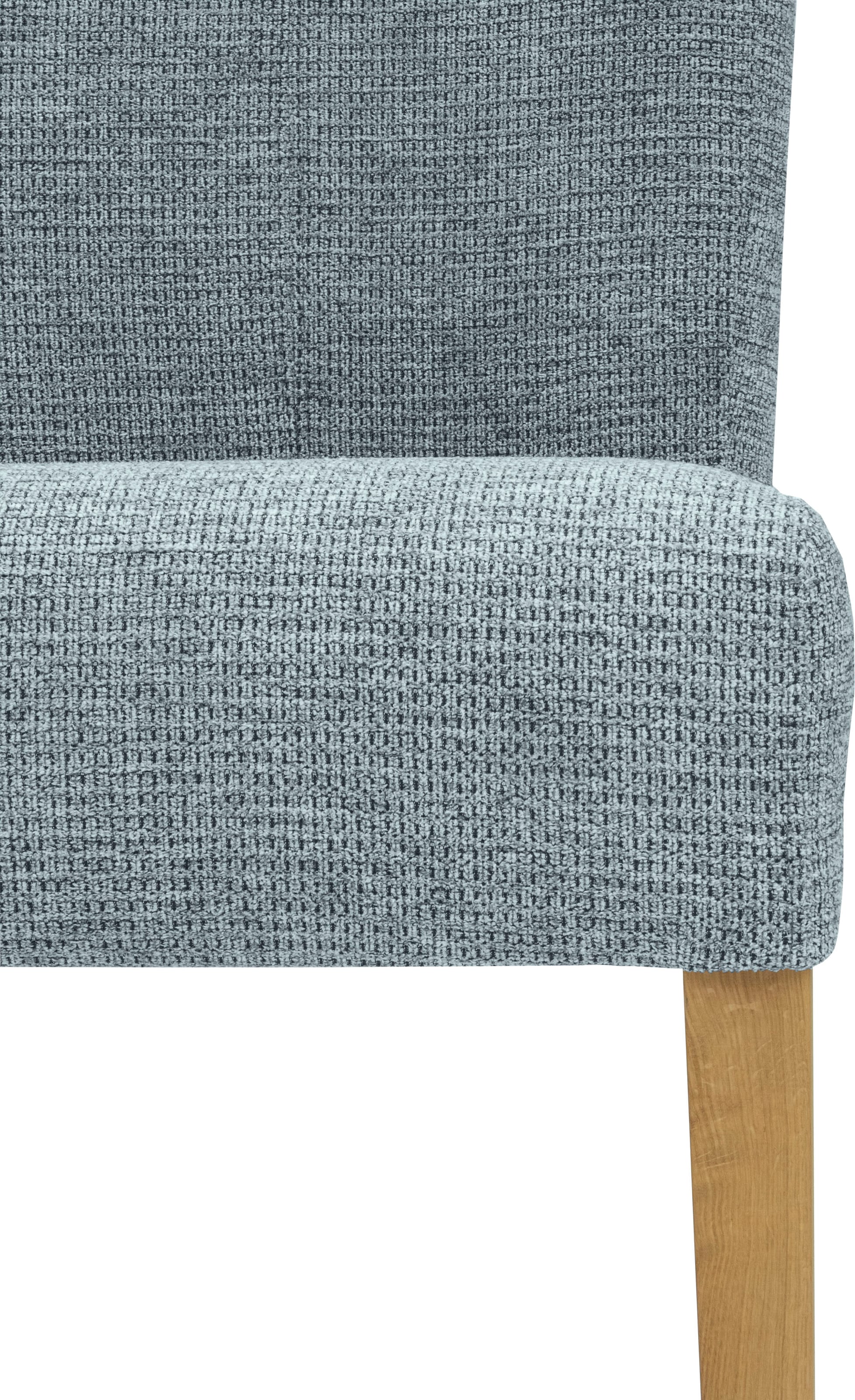 Home affaire Esszimmerstuhl »Queen Polsterstuhl BESTSELLER«, (Set), 2 St., Softstruktur, verschiedene Bezüge, Gestell Massivholz