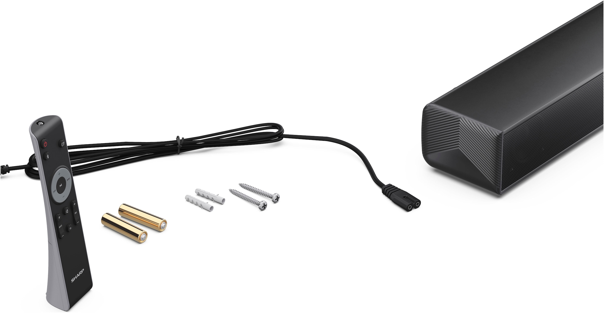 Sharp Soundbar »HT-SB121« Stereo (Bluetooth Lautstärkeregelung | Pairing | USB-Wiedergabe 120 W)