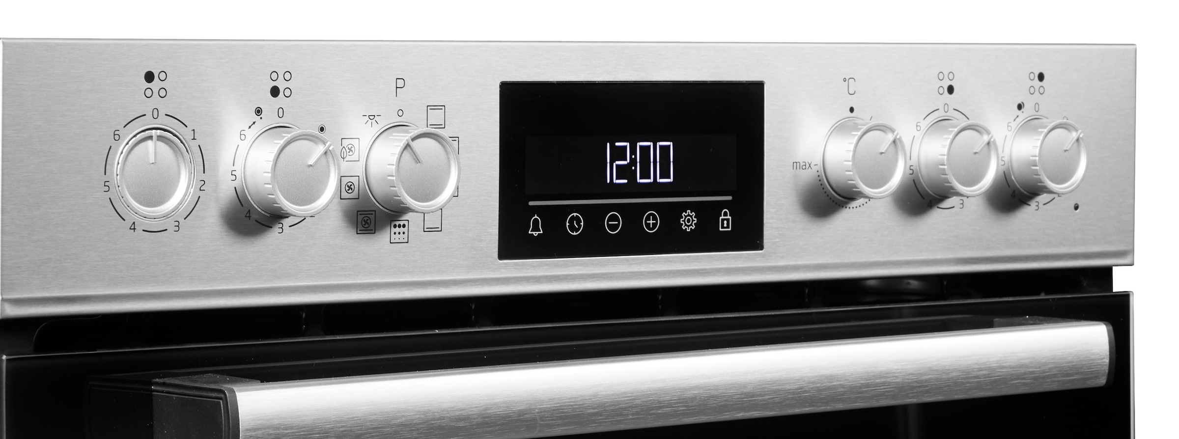 BEKO Elektro-Herd-Set »BBUM12320XMPE«, mit 2-fach-Teleskopauszug, Pyrolyse-Selbstreinigung