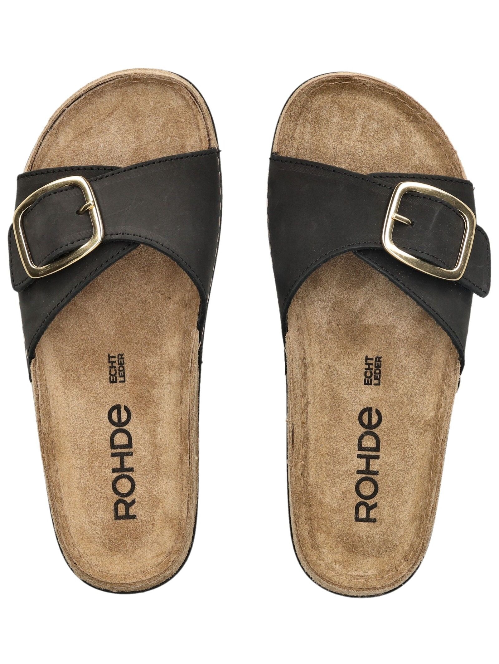 Rohde Hausschuh »Rohde Pantoletten Nubukleder«