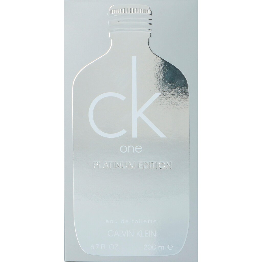Calvin Klein Eau de Toilette »CK One Platinum«