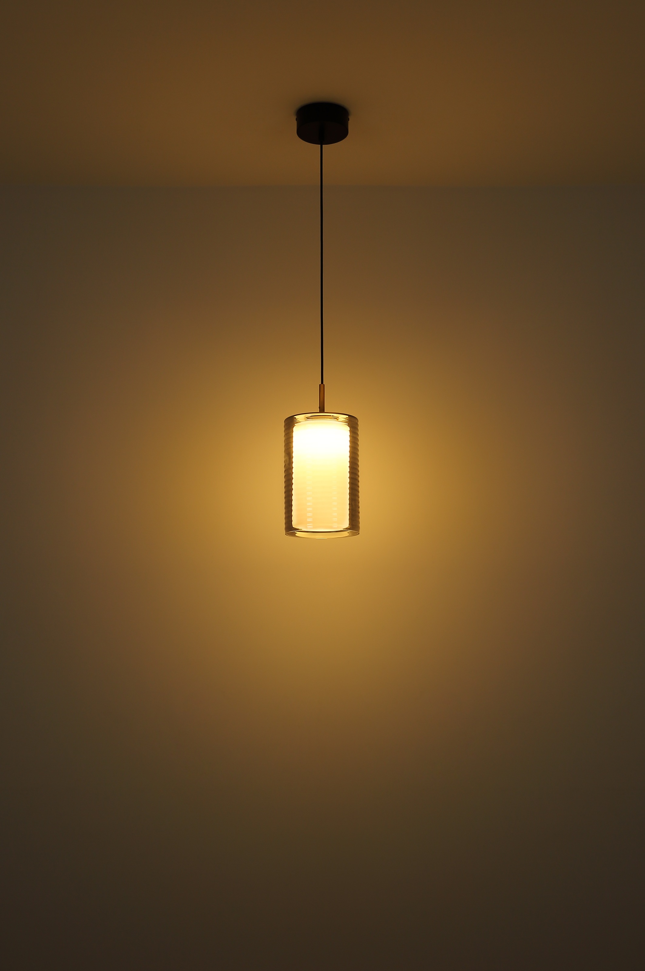 GLOBO LIGHTING LED Pendelleuchte »LAMPIGNA«, Leuchtmittel LED-Modul | LED fest integriert, Hängelampe/Hängeleuchte/Wohnzimmer/Esstisch/rauchfarben