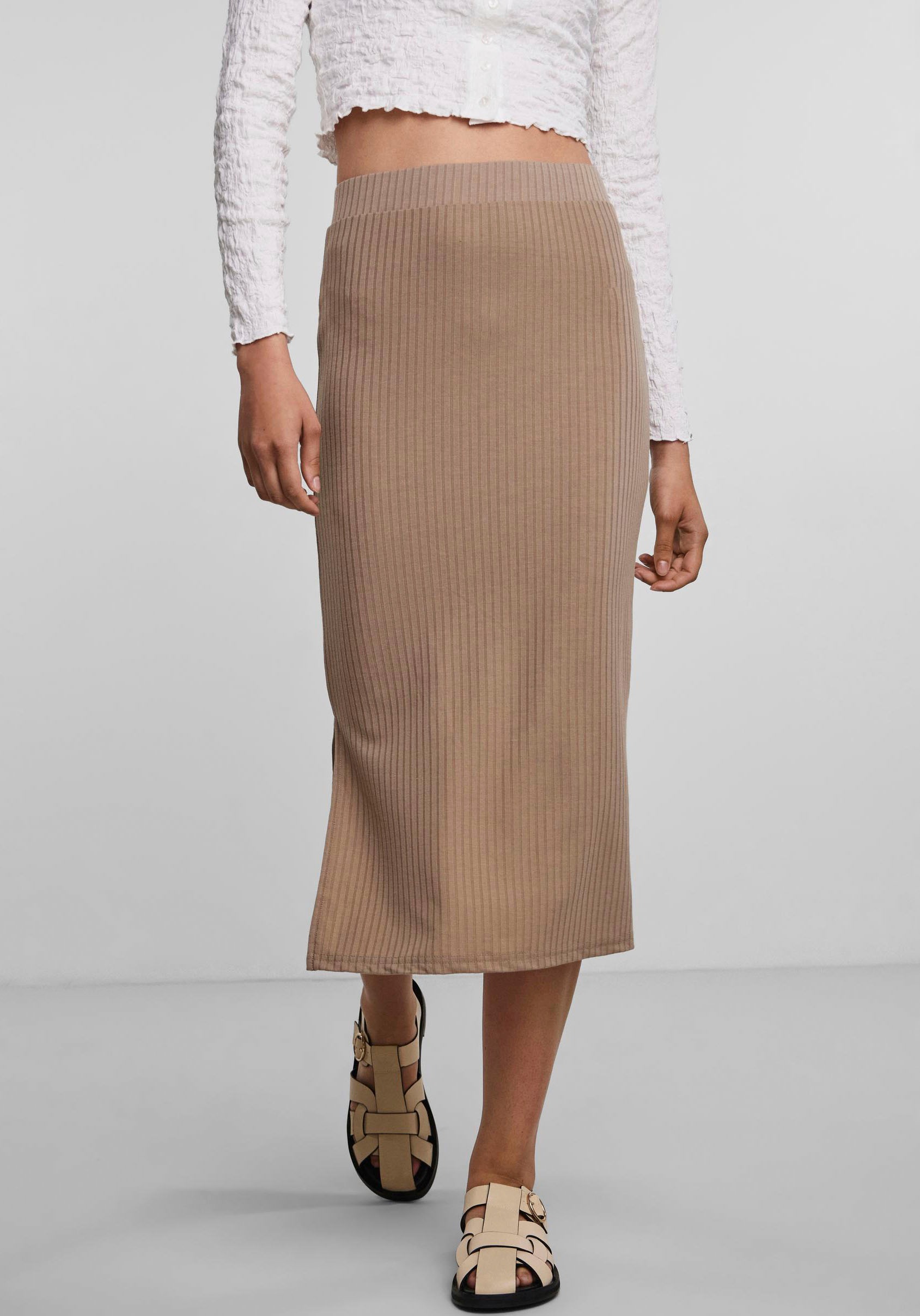 Bild von pieces Midirock »PCKYLIE MW MIDI SKIRT NOOS«