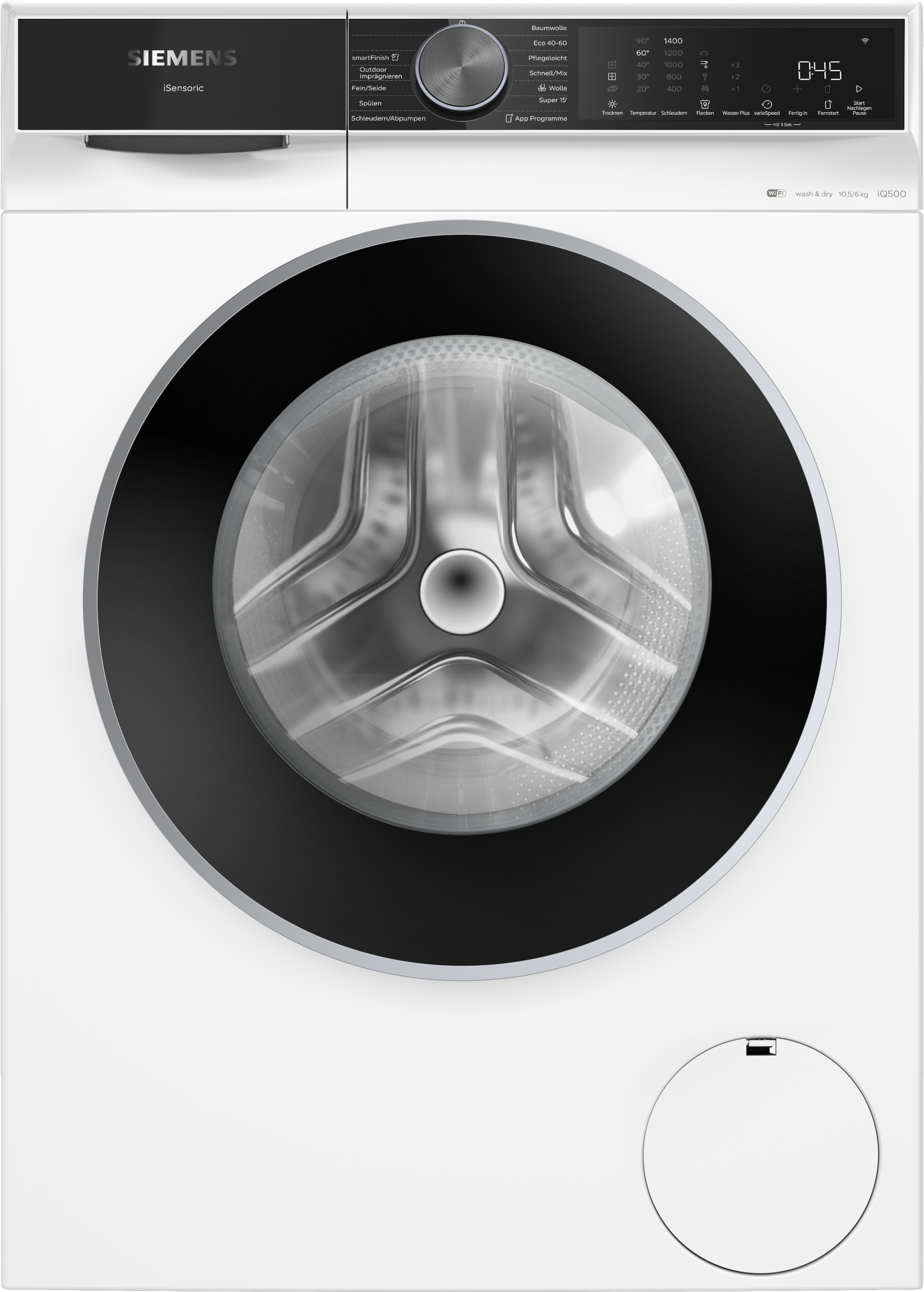 SIEMENS Waschtrockner »WN44G243« iQ500 10,5 kg /6 kg 70 dB(A)