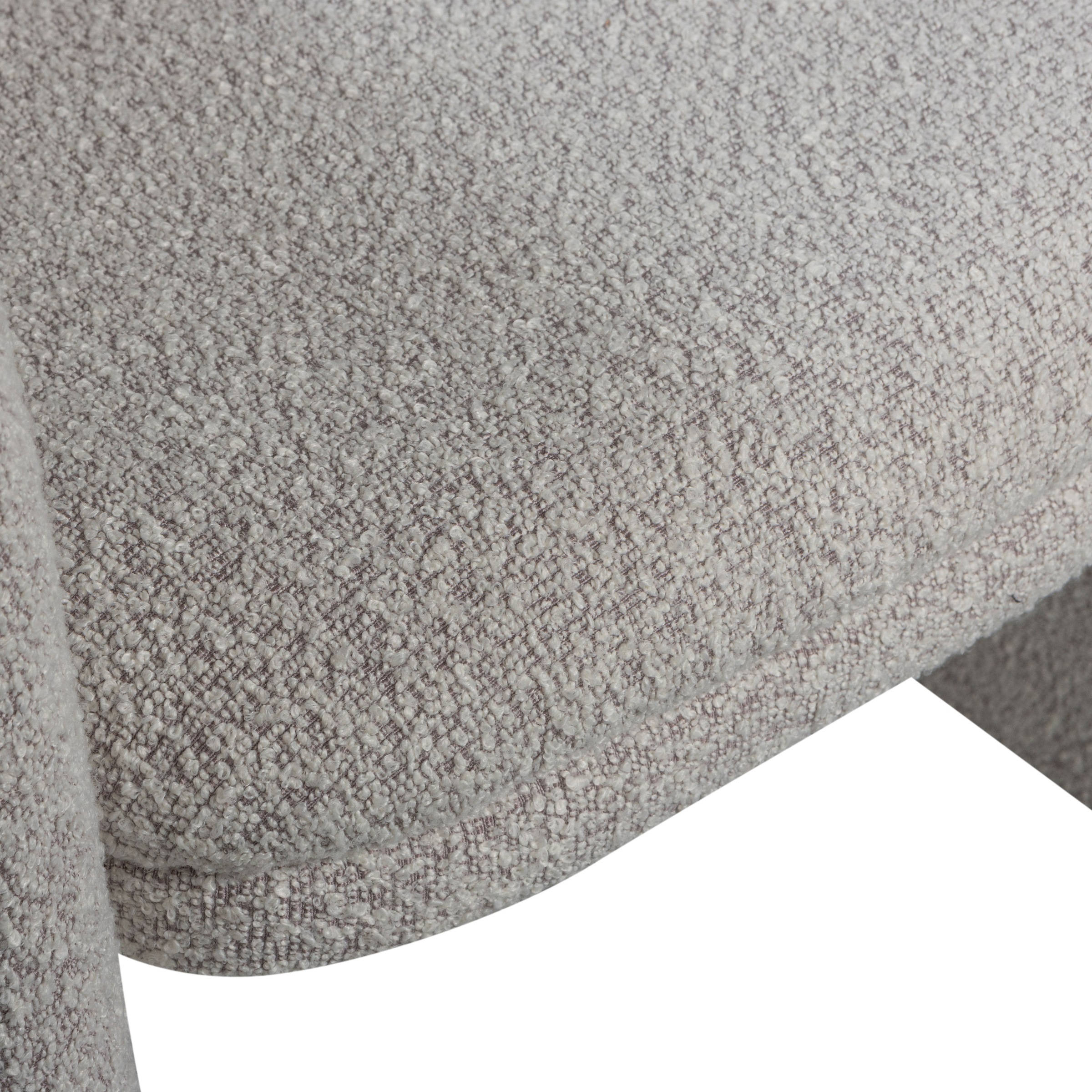 WOOOD Esszimmerstuhl »Lyric mit Ceyo-Bouclé-Bezug und Rollen B 59 x T 58 x H 79 cm« () Tragkraft 120 kg, Hohe Verschleißfestigkeit, montiert geliefert