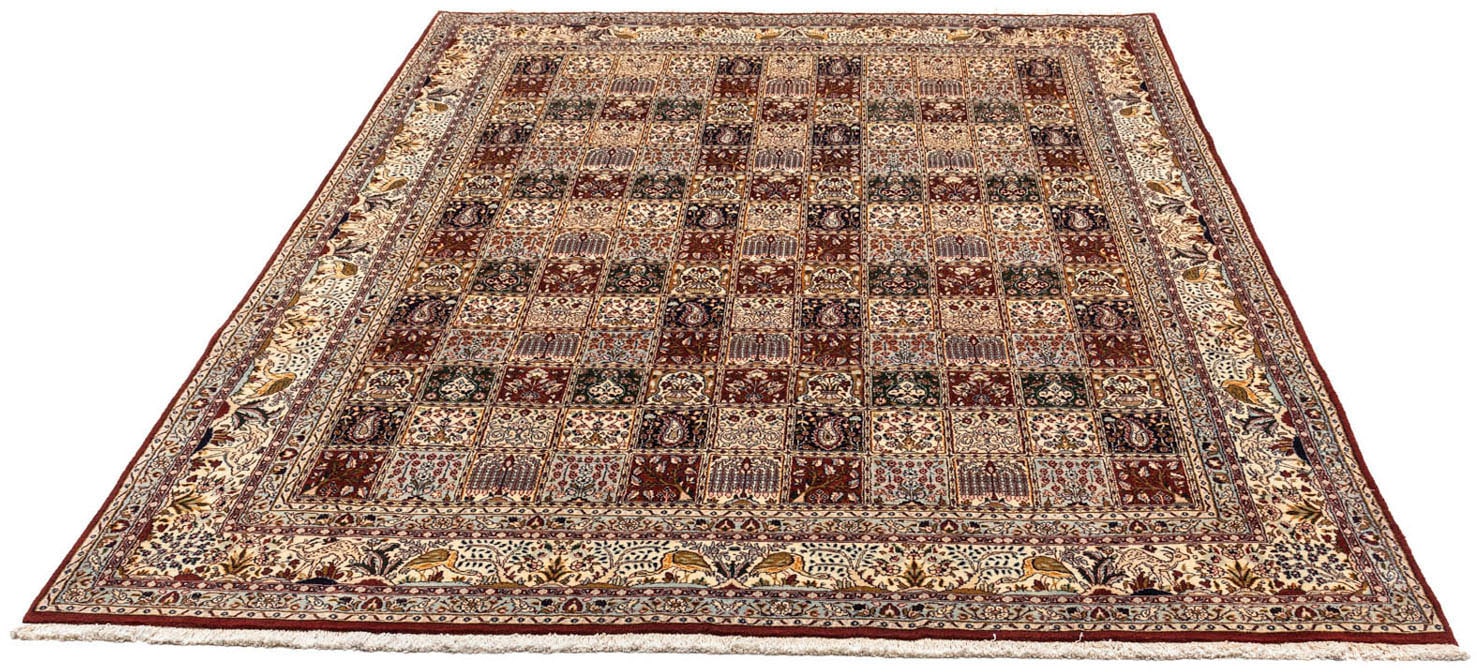 morgenland Wollteppich »Täbriz - 50 Raj Medaillon Blu scuro 88 x 66 cm«, re günstig online kaufen