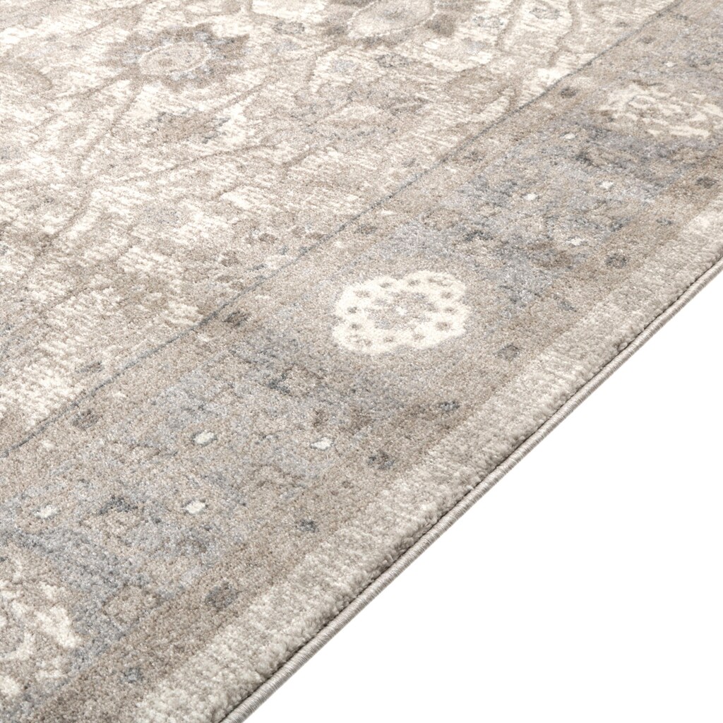Living Line Teppich »Antiqua Ranken 1«, rechteckig, 9 mm Höhe, Kurzflor, Orient-Optik, ideal im Wohnzimmer & Schlafzimmer