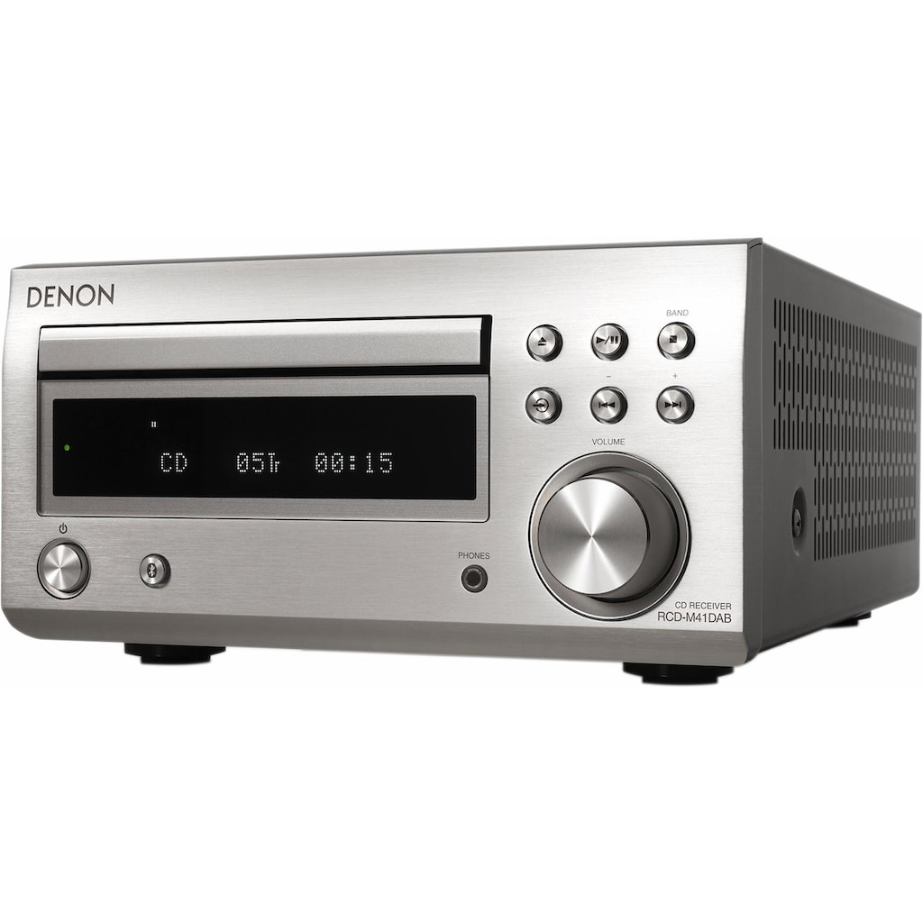 Denon Microanlage »D-M41«, (Bluetooth Digitalradio (DAB+)-FM-Tuner mit RDS 60 W)