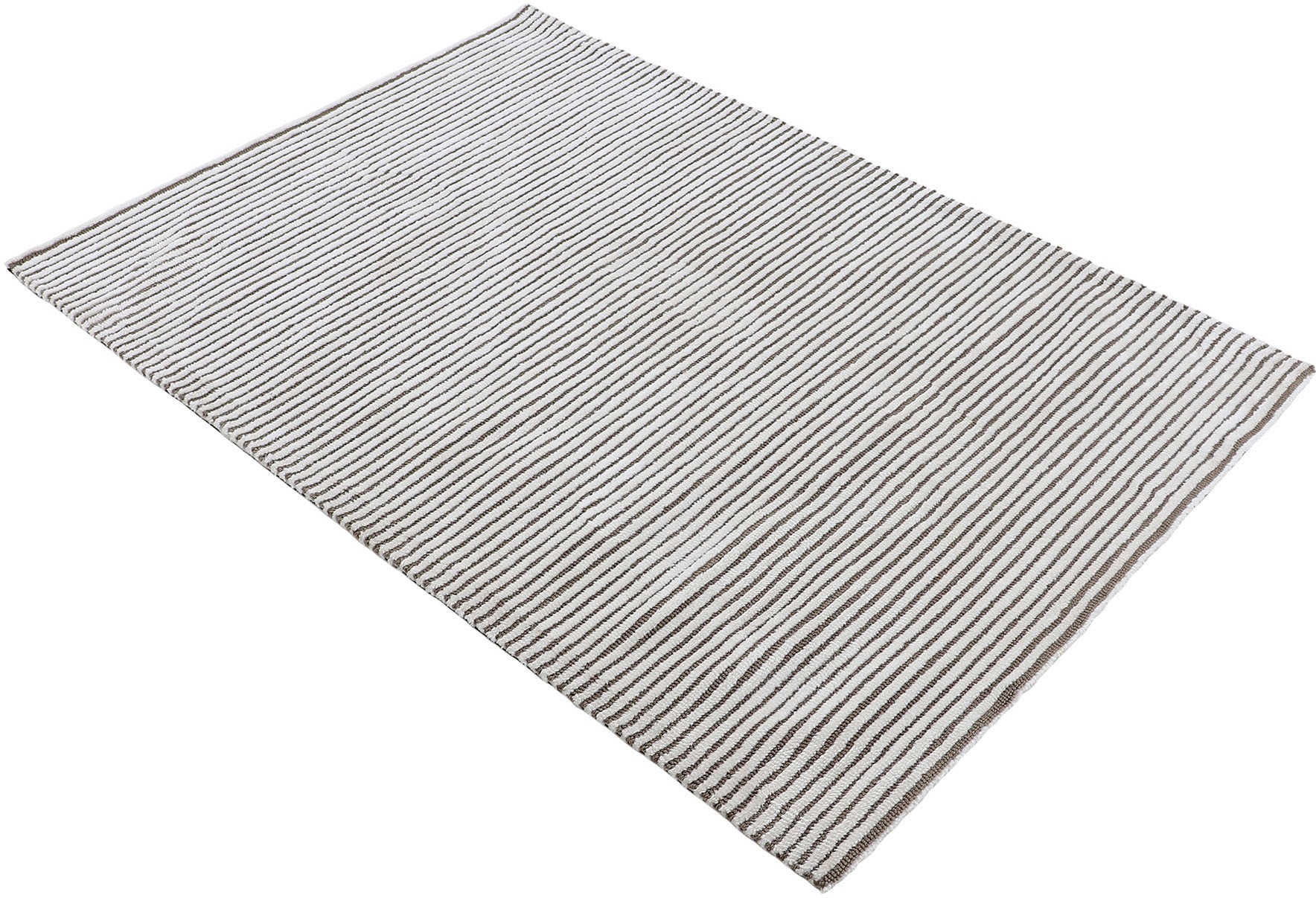 carpetfine Teppich »Holly 5«, rechteckig, 12 mm Höhe, gestreift, Hoch-Tief Struktur, Wohnzimmer