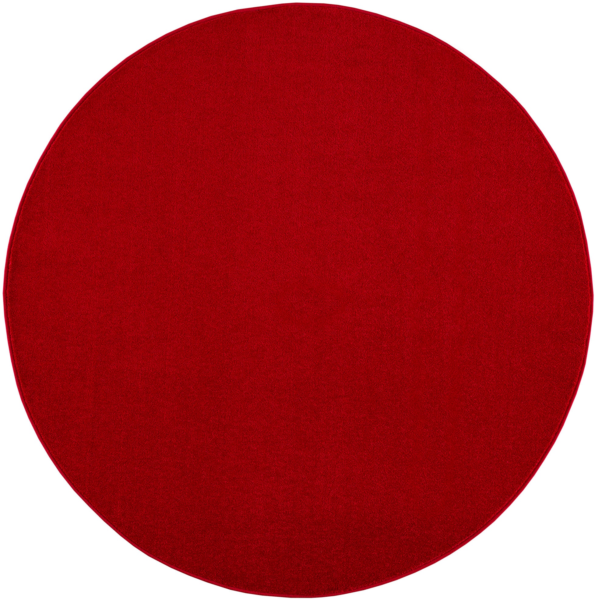 Sanat Teppich »Uni«, rund, 13 mm Höhe, robuster Kurzflorteppich, große Farb günstig online kaufen
