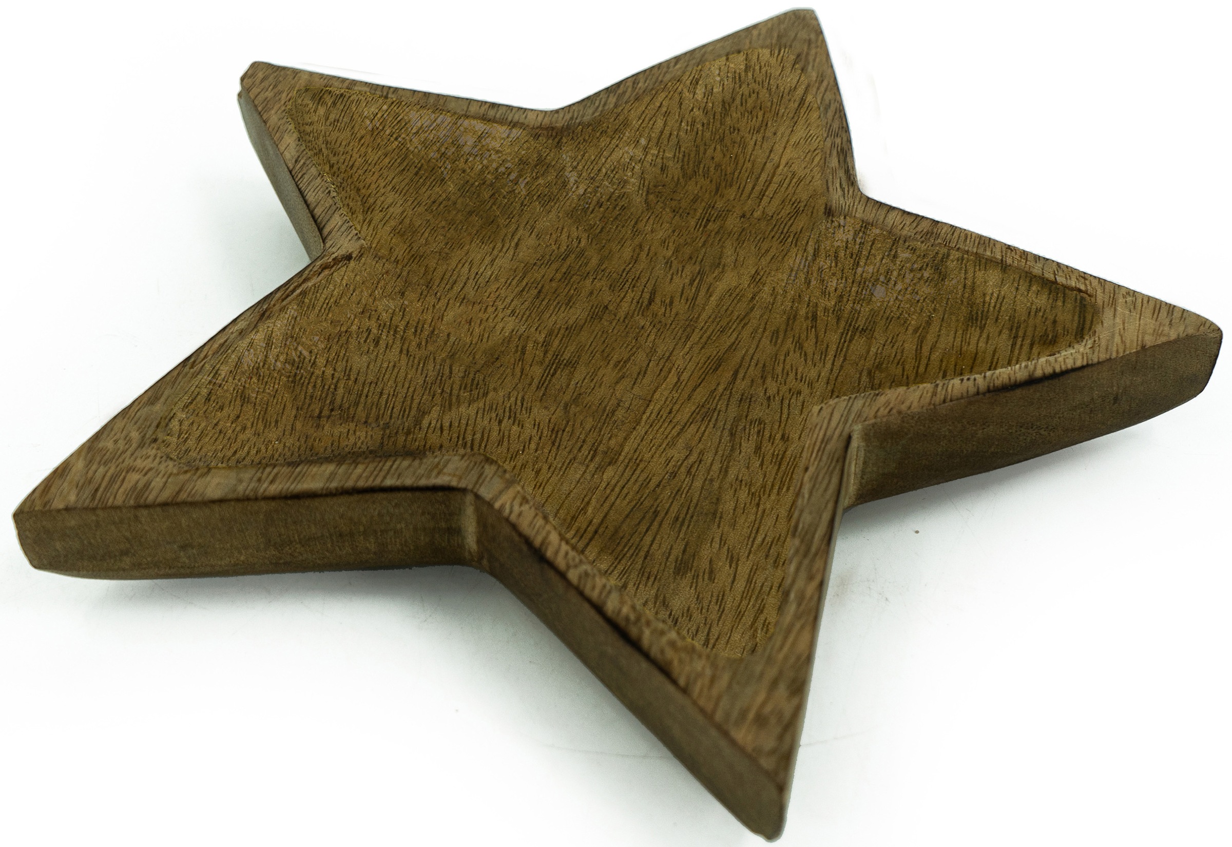 NOOR LIVING Dekostern »Weihnachtsstern, Stern, Weihnachtsdeko« bietet individuelle Deko-Möglichkeiten, aus exclusivem Mango-Holz braun