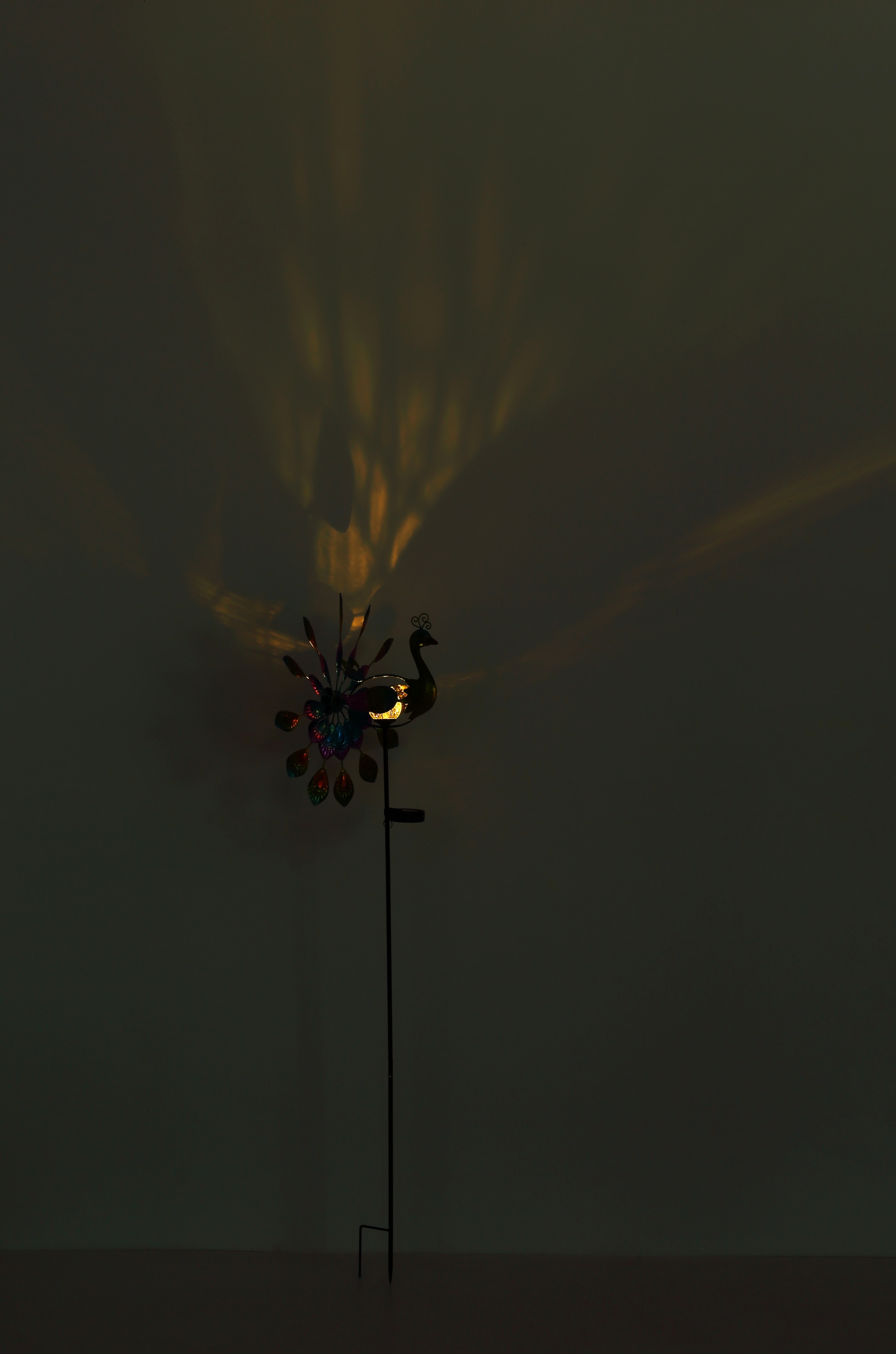 GLOBO LIGHTING LED Solarleuchte »SOLARLEUCHTE METALL SCHWARZ MATT, 1XLED« LED-Modul 1 Stk. Warmweiß Solar Garten Terrasse Außenbeleuchtung Dekoleuchten