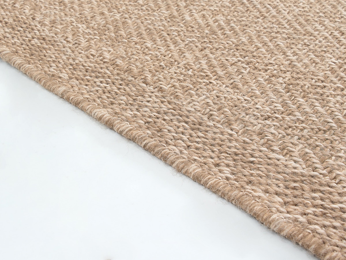 the carpet Teppich »Kansas«, rechteckig, 1 mm Höhe, moderner robuster In und Outdoor Teppich Jute Look