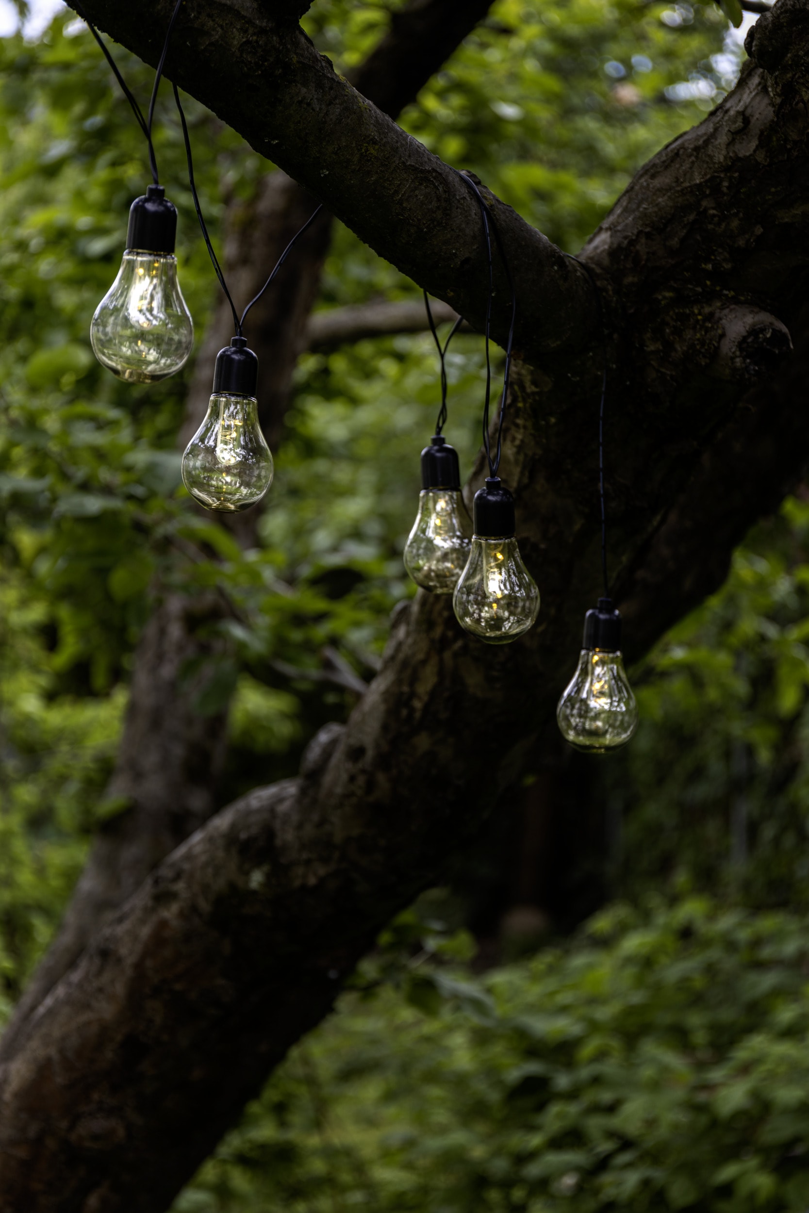 EGLO Lichterkette »LED Lichterkette Libisa, Balkon Deko, Kette mit Glühbirnen, IP44« 10 Stk.-flammig aus Kunststoff, 10 Leuchtmittel, 4,05m Kabel