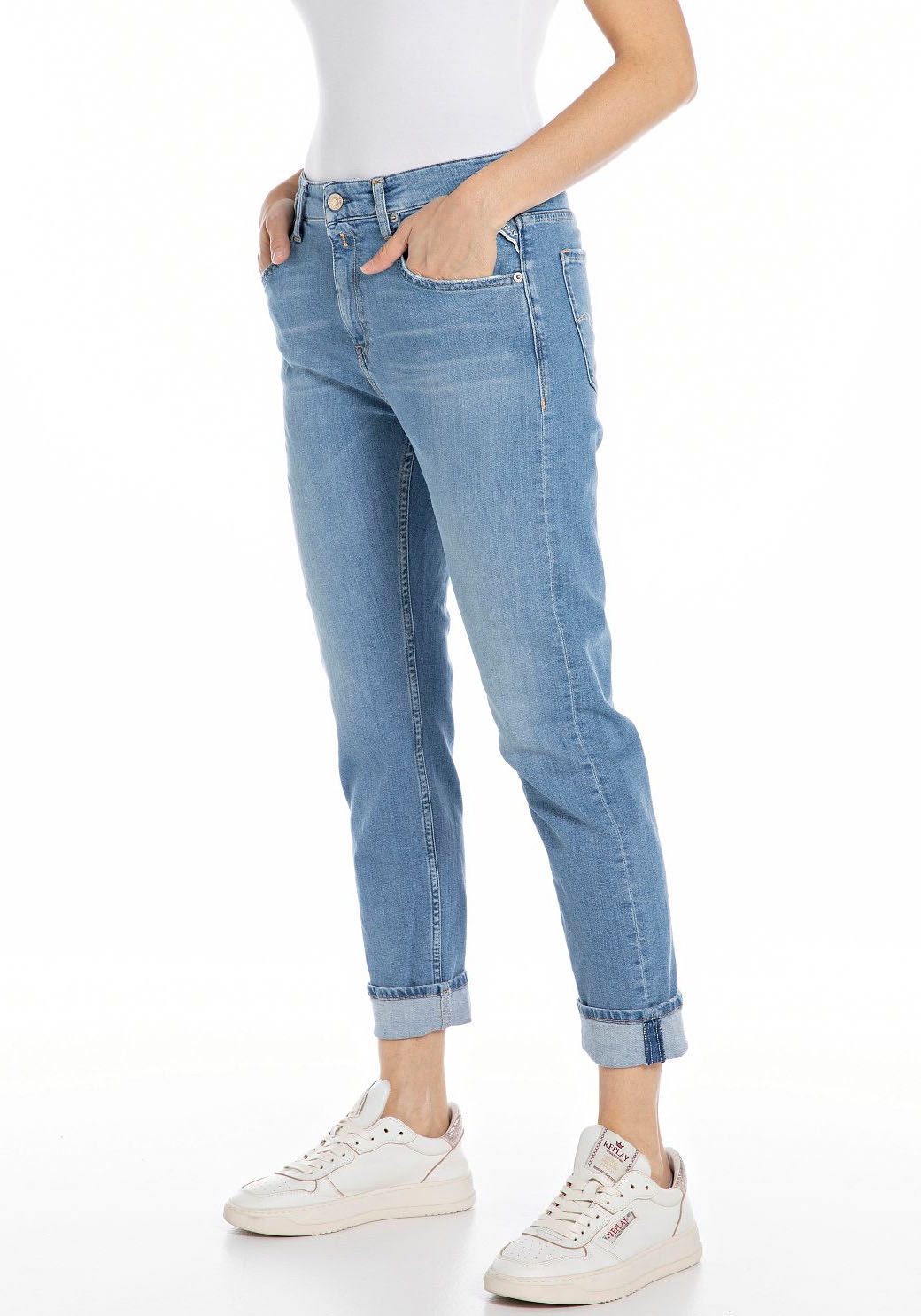 Replay Slim-fit-Jeans »MARTY«, mit leichter Waschung