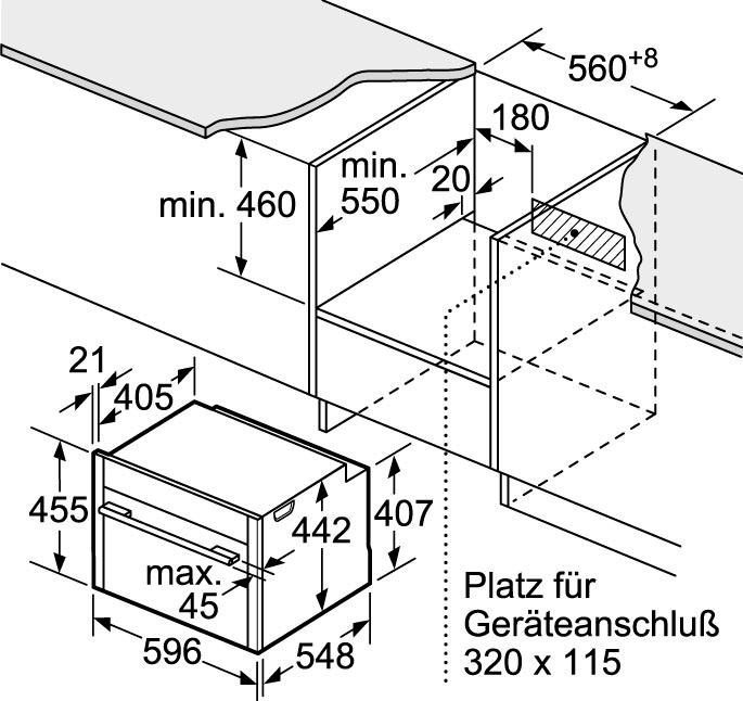 7. Bild von NEFF Einbaubackofen »C15CR22N2«, N 70, C15CR22N2, mit Teleskopauszug nachrüstbar, easyClean, CircoTherm®-Heißluft
