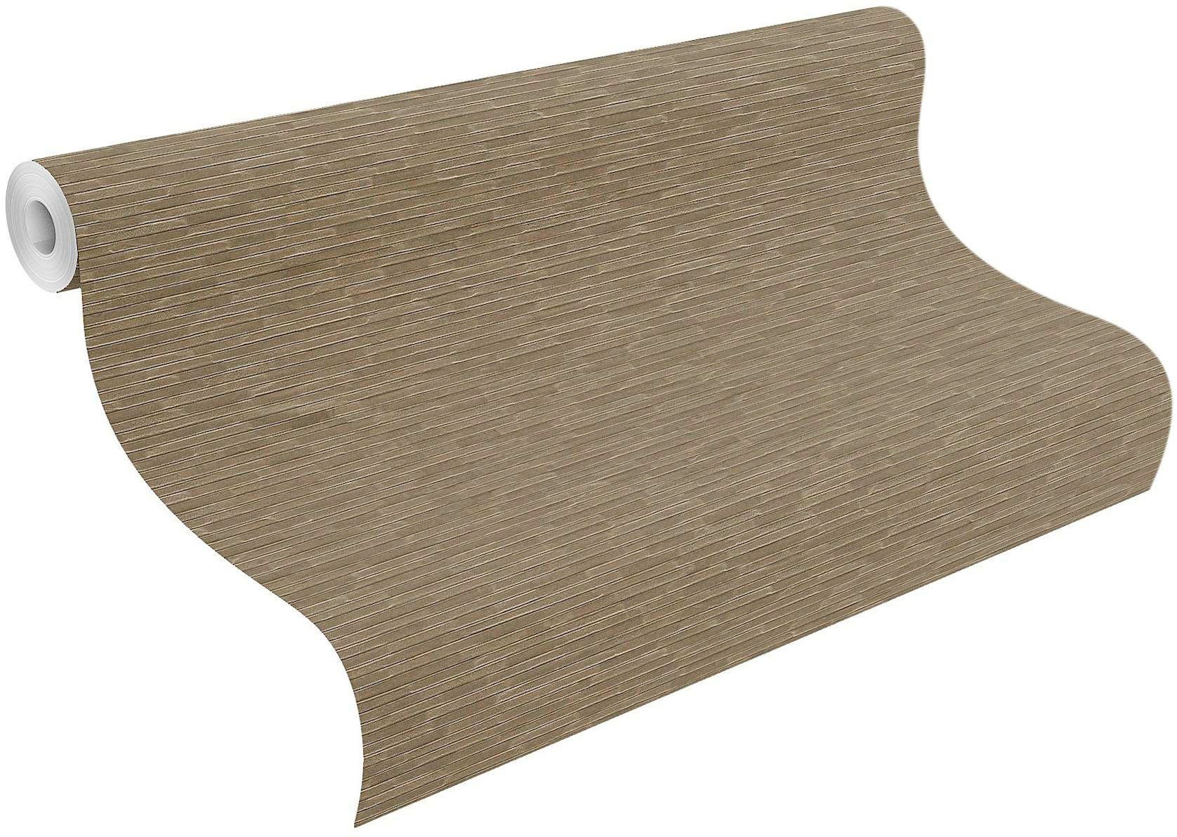 Rasch Vinyltapete »Via Trento«, gestreift-Metall-Effekte