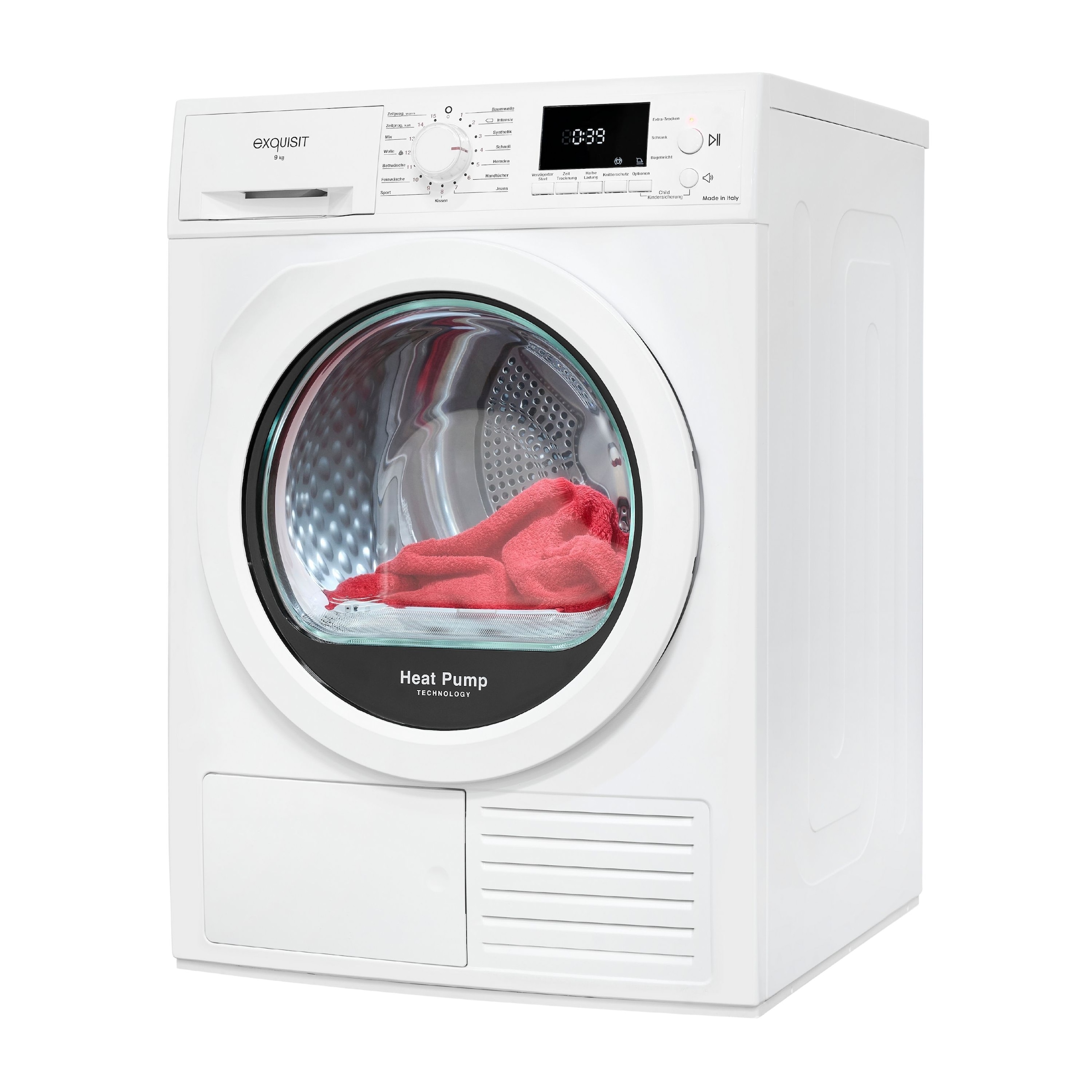 exquisit Wärmepumpentrockner »TWP903-410 weiss«, 9 kg, 15 Programme, Startz günstig online kaufen