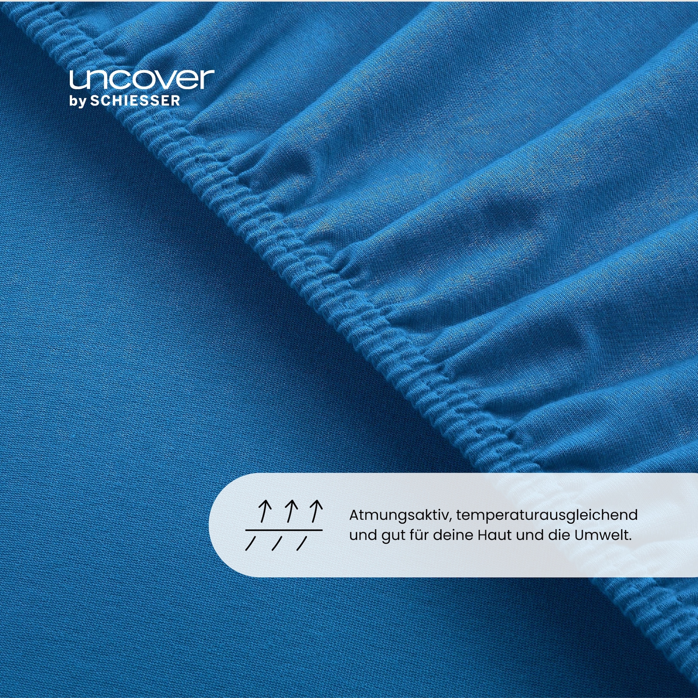 uncover by SCHIESSER Spannbettlaken »New Jersey aus 100% Baumwolle«, Made in Green