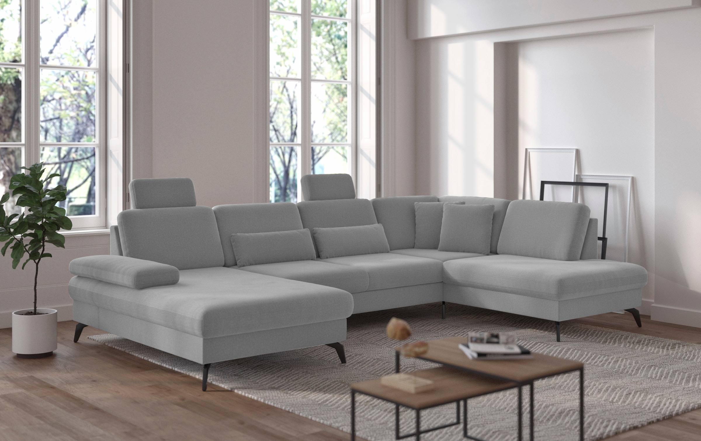 sit&more Wohnlandschaft "Morris Jubi" wahlweise mit Armteilverstellung, Bet günstig online kaufen