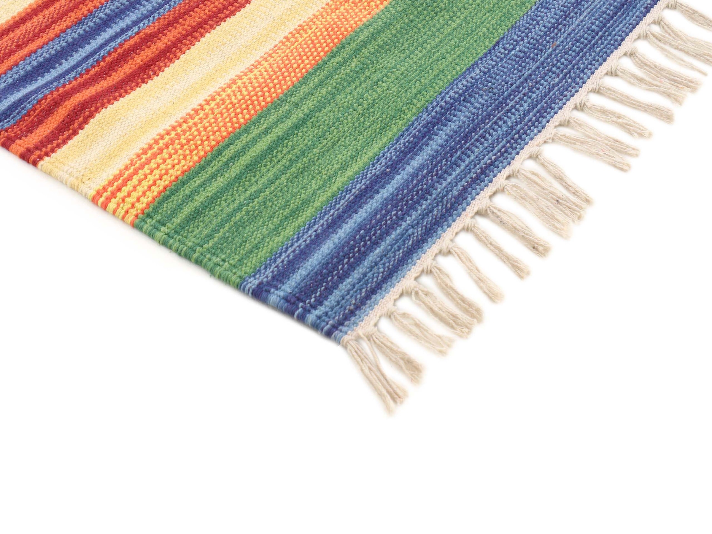 carpetfine Teppich »Kelim Samia«, rechteckig, 5 mm Höhe